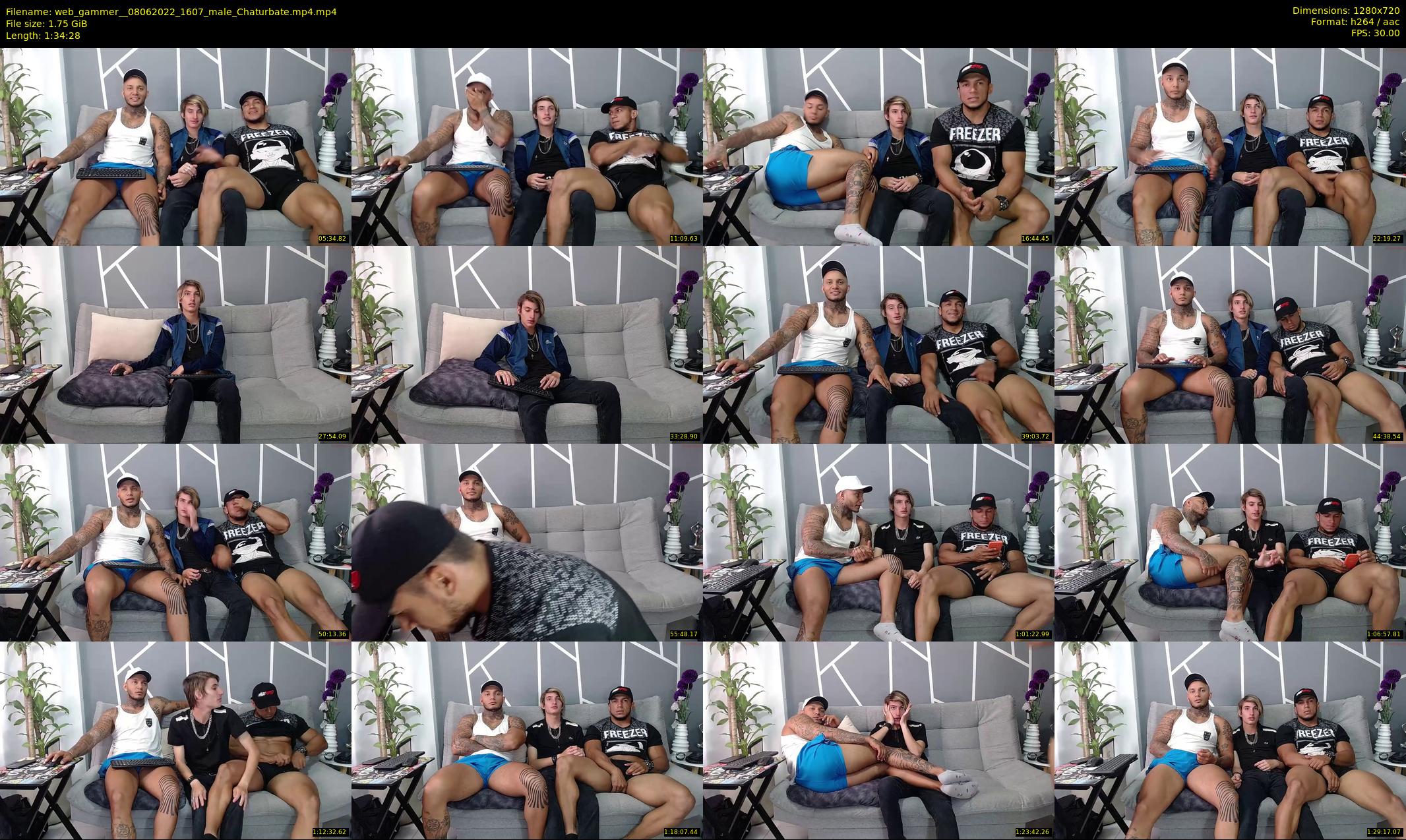 web_gammer_ — 95 minute Chaturbate male cam show recording, 720p, Jun 8, 2022