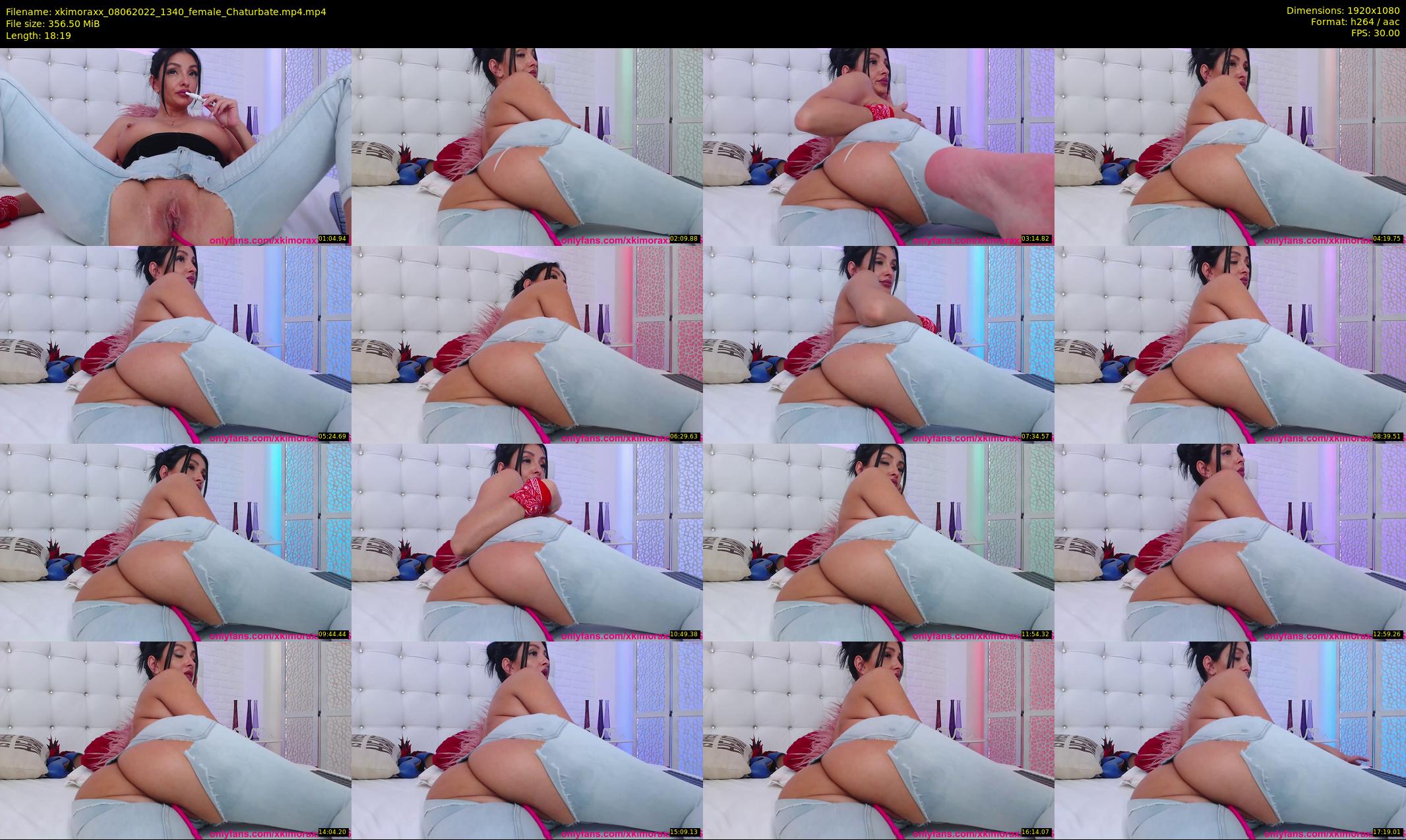 xkimoraxx — 19 minute Chaturbate female cam show recording, 1080p, Jun 8, 2022