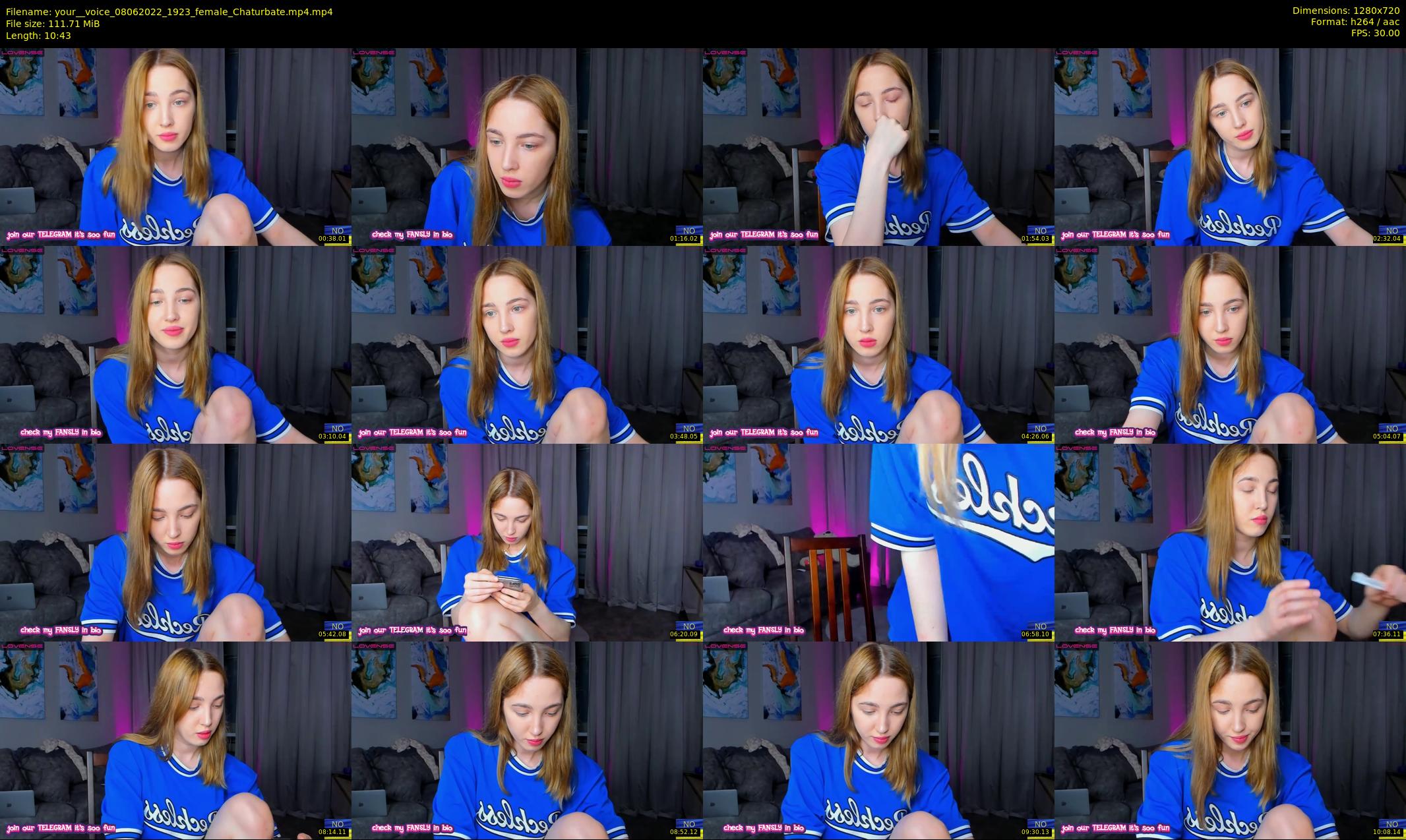 your__voice — 11 minute Chaturbate female cam show recording, 720p, Jun 8, 2022