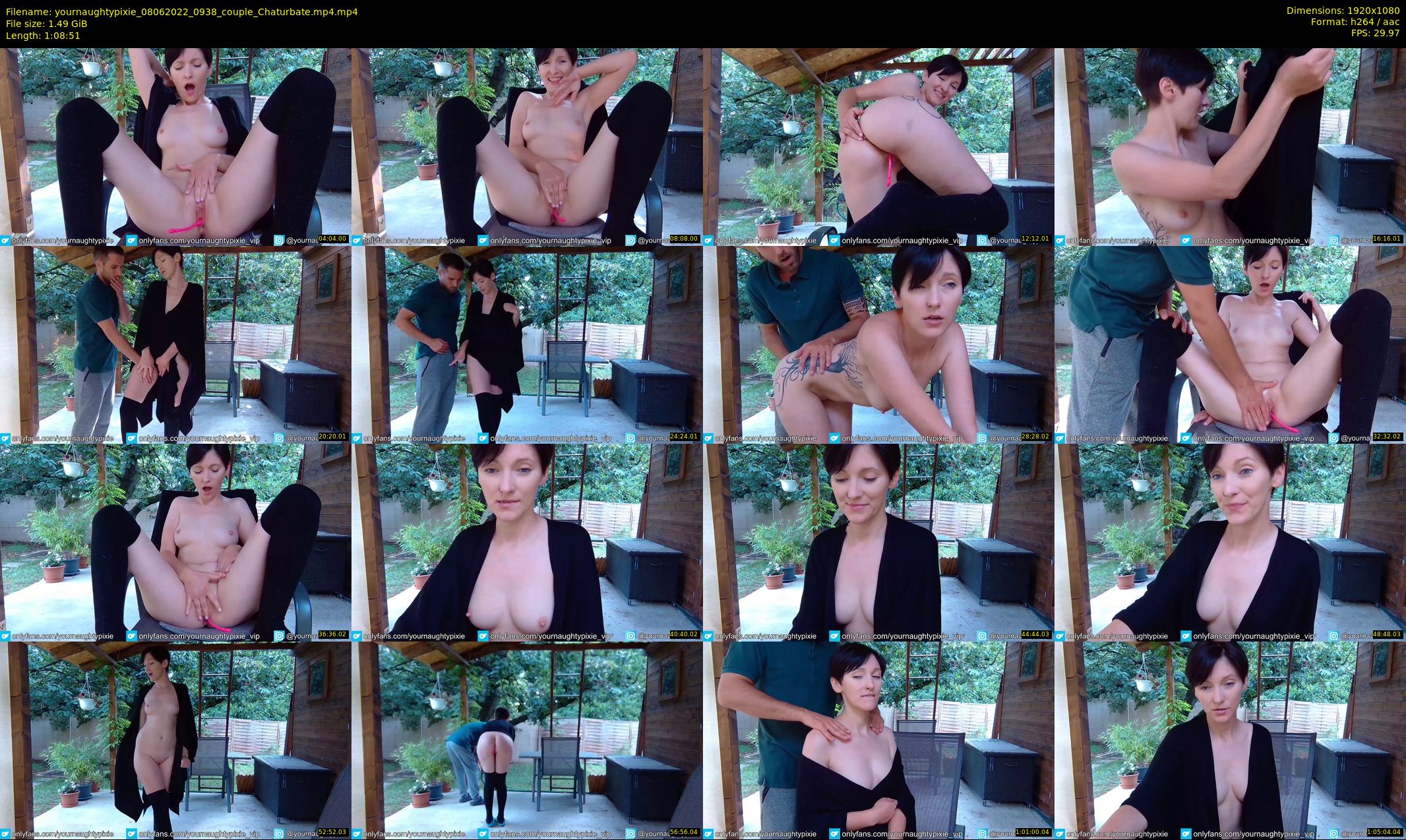 yournaughtypixie — 69 minute Chaturbate couple cam show recording, 1080p, Jun 8, 2022