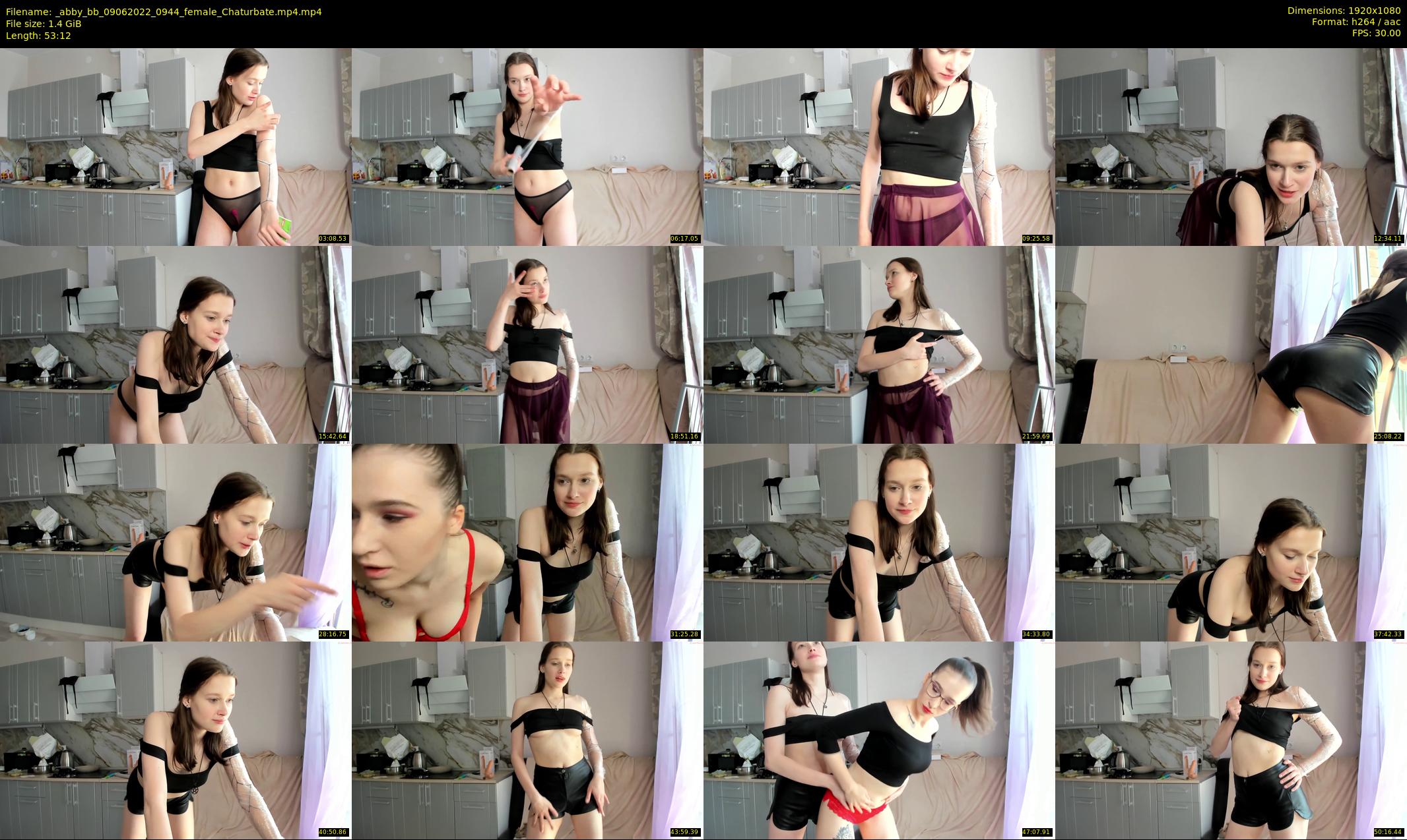 _abby_bb — 54 minute Chaturbate female cam show recording, 1080p, Jun 9, 2022