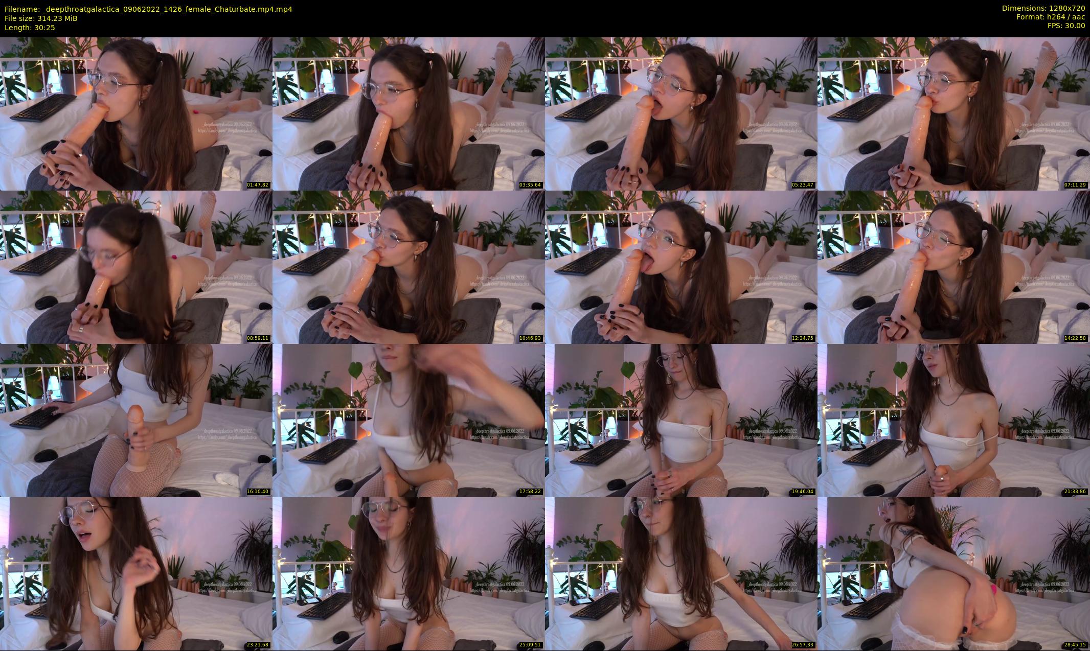 _deepthroatgalactica — 31 minute Chaturbate couple cam show recording, 720p, Jun 9, 2022
