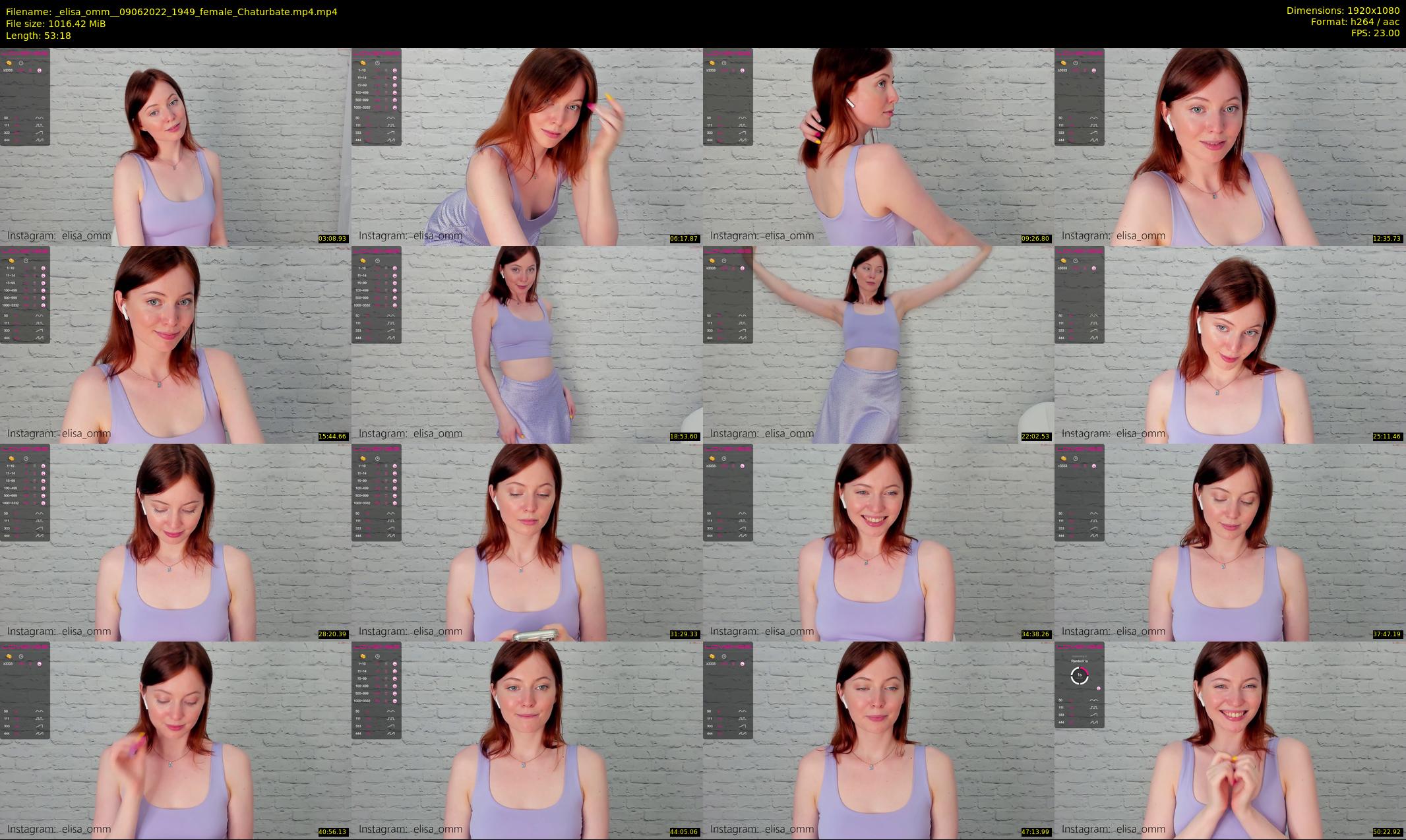 _elisa_omm_ — 54 minute Chaturbate female cam show recording, 1080p, Jun 9, 2022