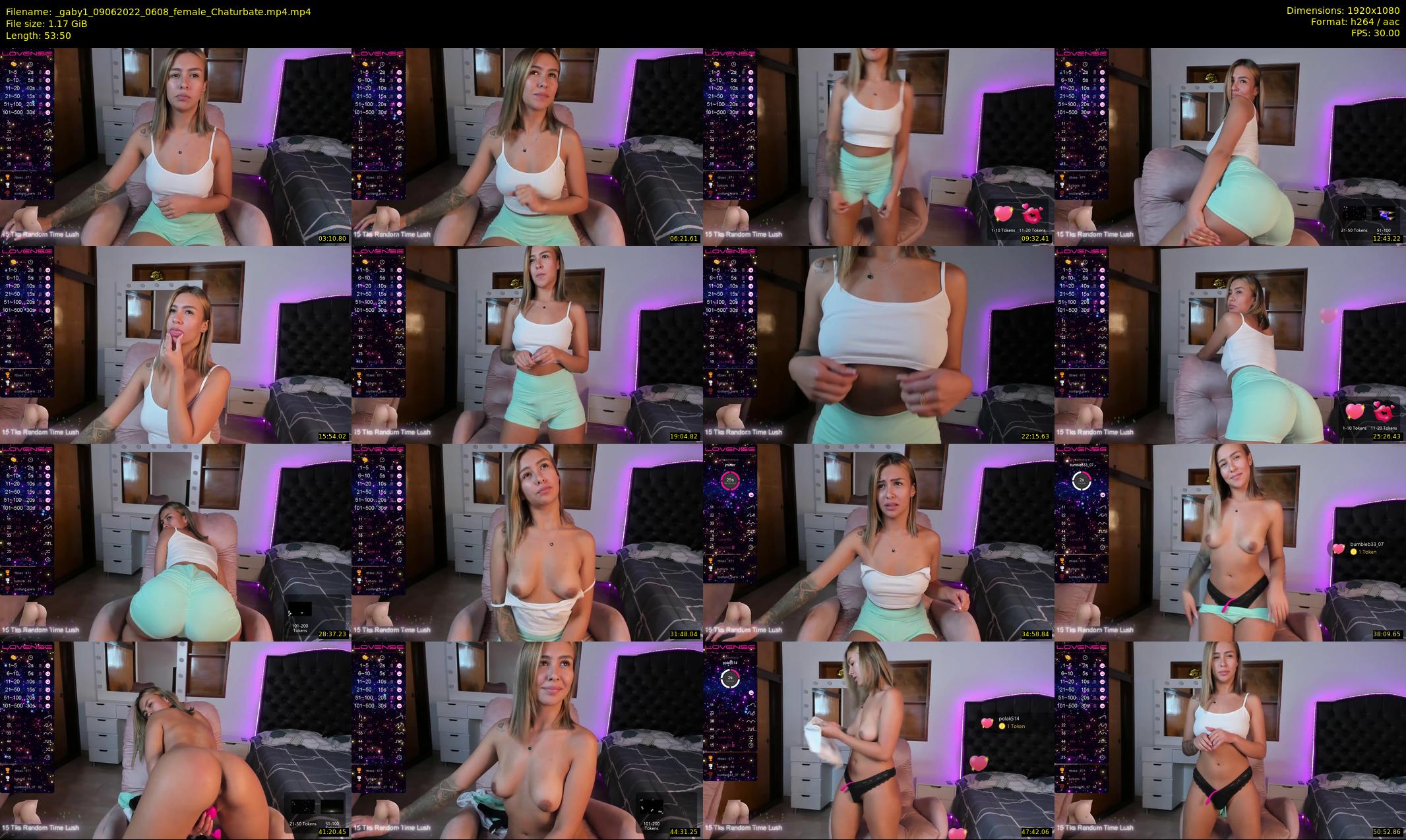 _gaby1 — 54 minute Chaturbate female cam show recording, 1080p, Jun 9, 2022