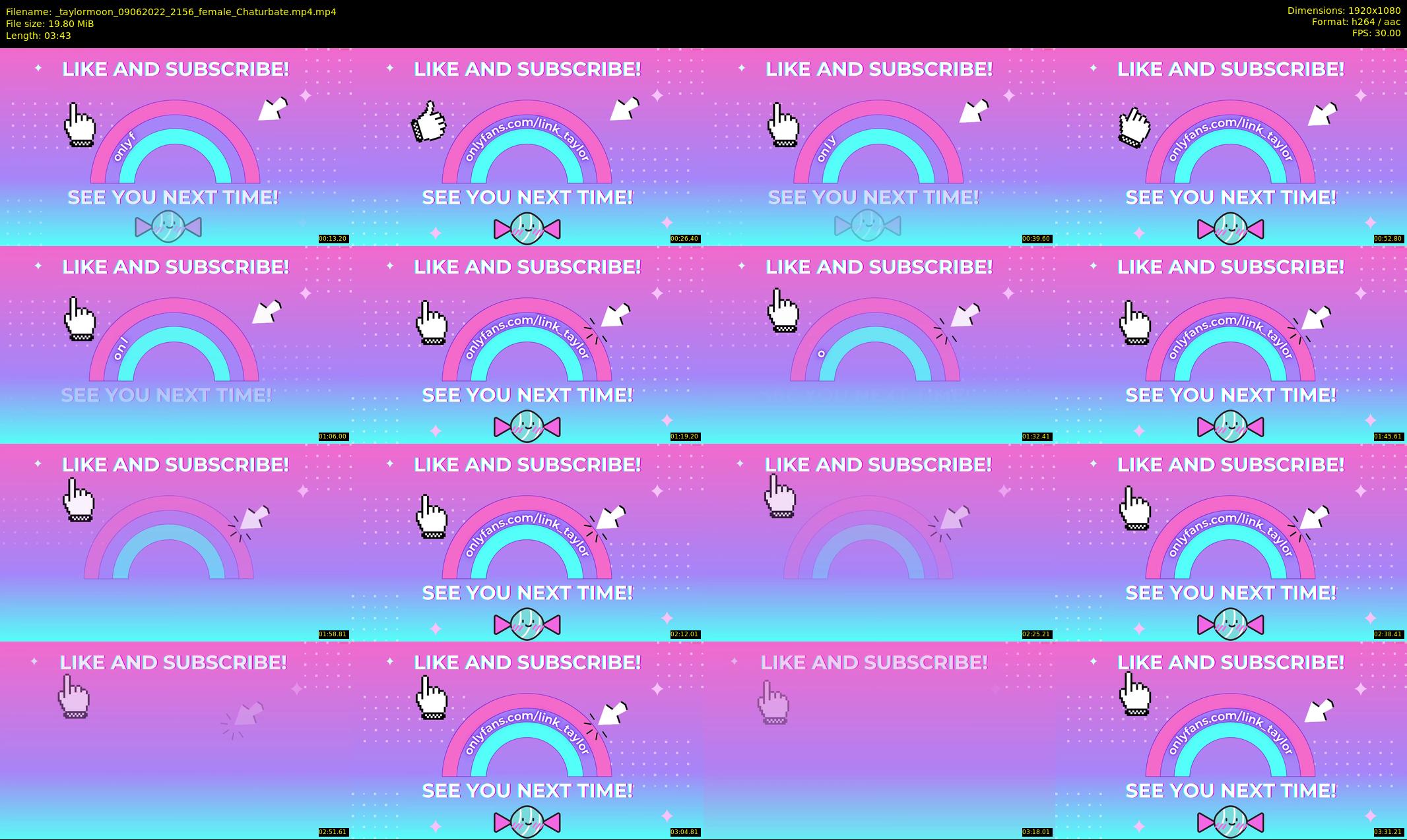 _taylormoon — 4 minute Chaturbate female cam show recording, 1080p, Jun 9, 2022