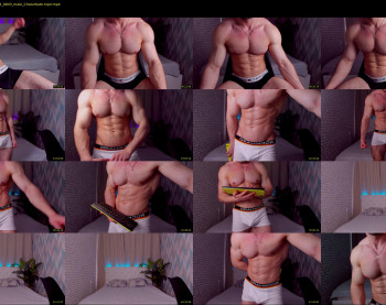 adam_muscle_ — 54 minute Chaturbate male cam show recording, 1080p, Jun 9, 2022