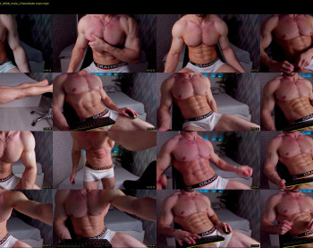 adam_muscle_ — 54 minute Chaturbate male cam show recording, 1080p, Jun 9, 2022