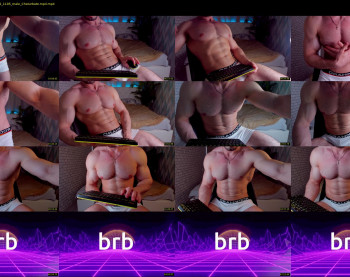 adam_muscle_ — 54 minute Chaturbate male cam show recording, 1080p, Jun 9, 2022