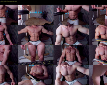 adam_muscle_ — 43 minute Chaturbate male cam show recording, 1080p, Jun 9, 2022
