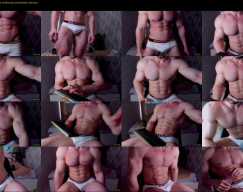 adam_muscle_ — 19 minute Chaturbate male cam show recording, 1080p, Jun 9, 2022