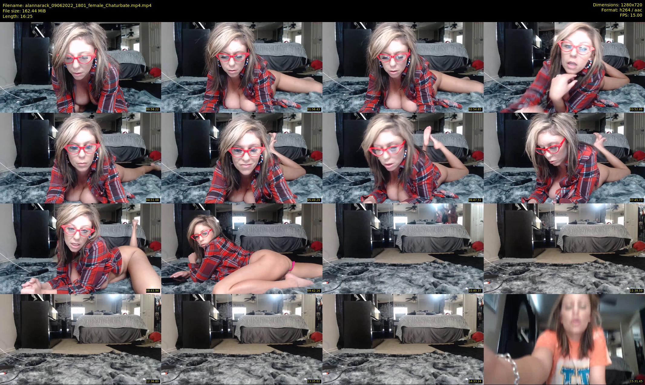 alannarack — 17 minute Chaturbate female cam show recording, 720p, Jun 9, 2022