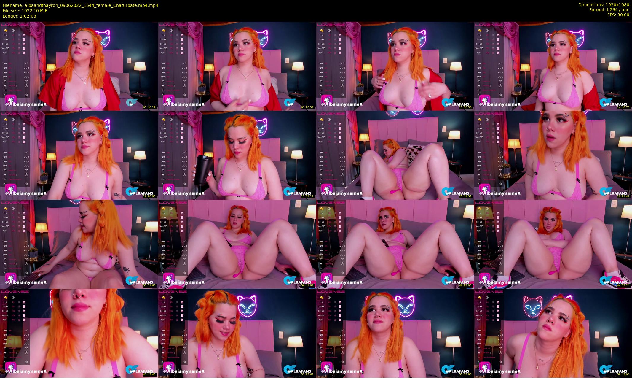 albaandthayron — 63 minute Chaturbate couple cam show recording, 1080p, Jun 9, 2022