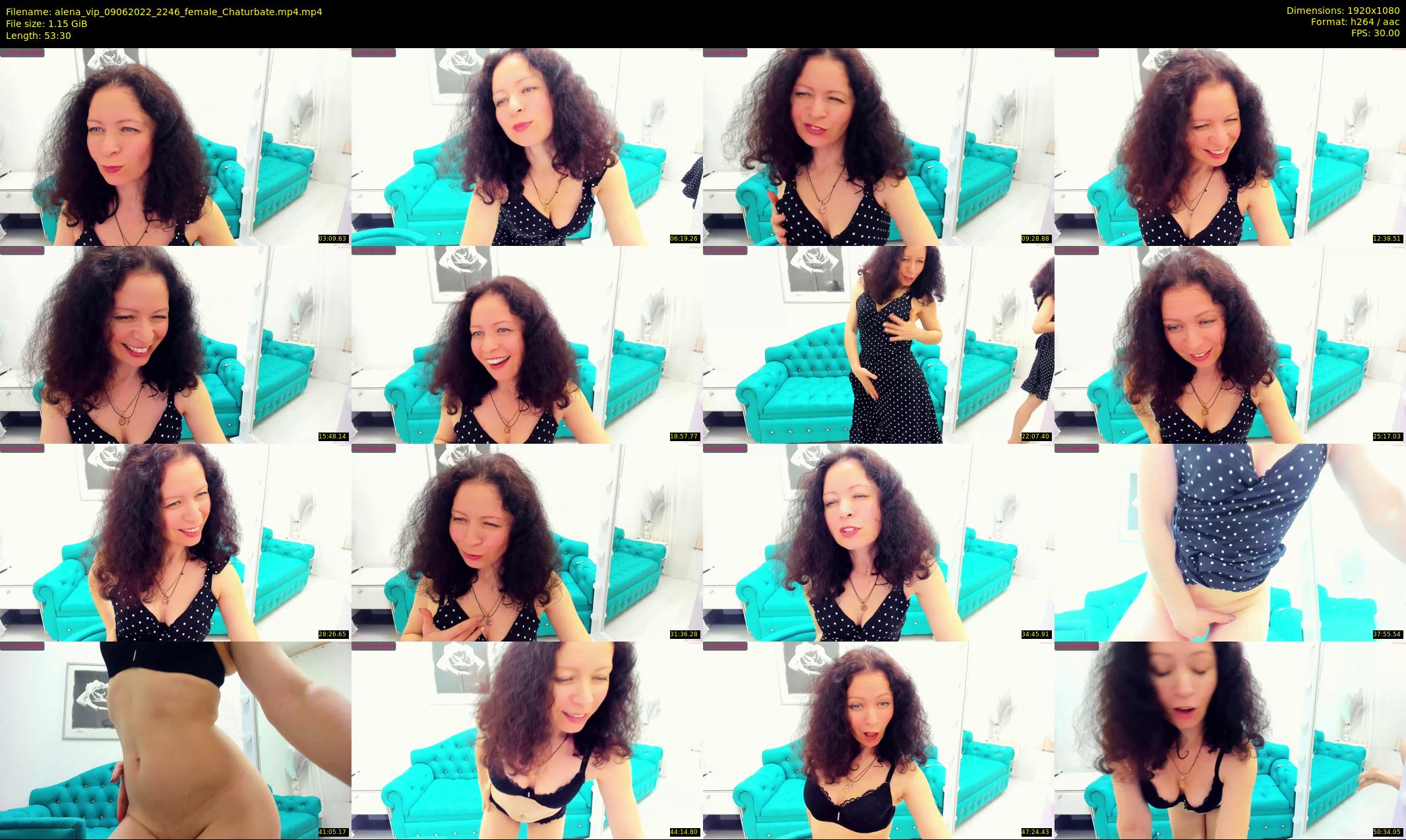 alena_vip — 54 minute Chaturbate female cam show recording, 1080p, Jun 9, 2022