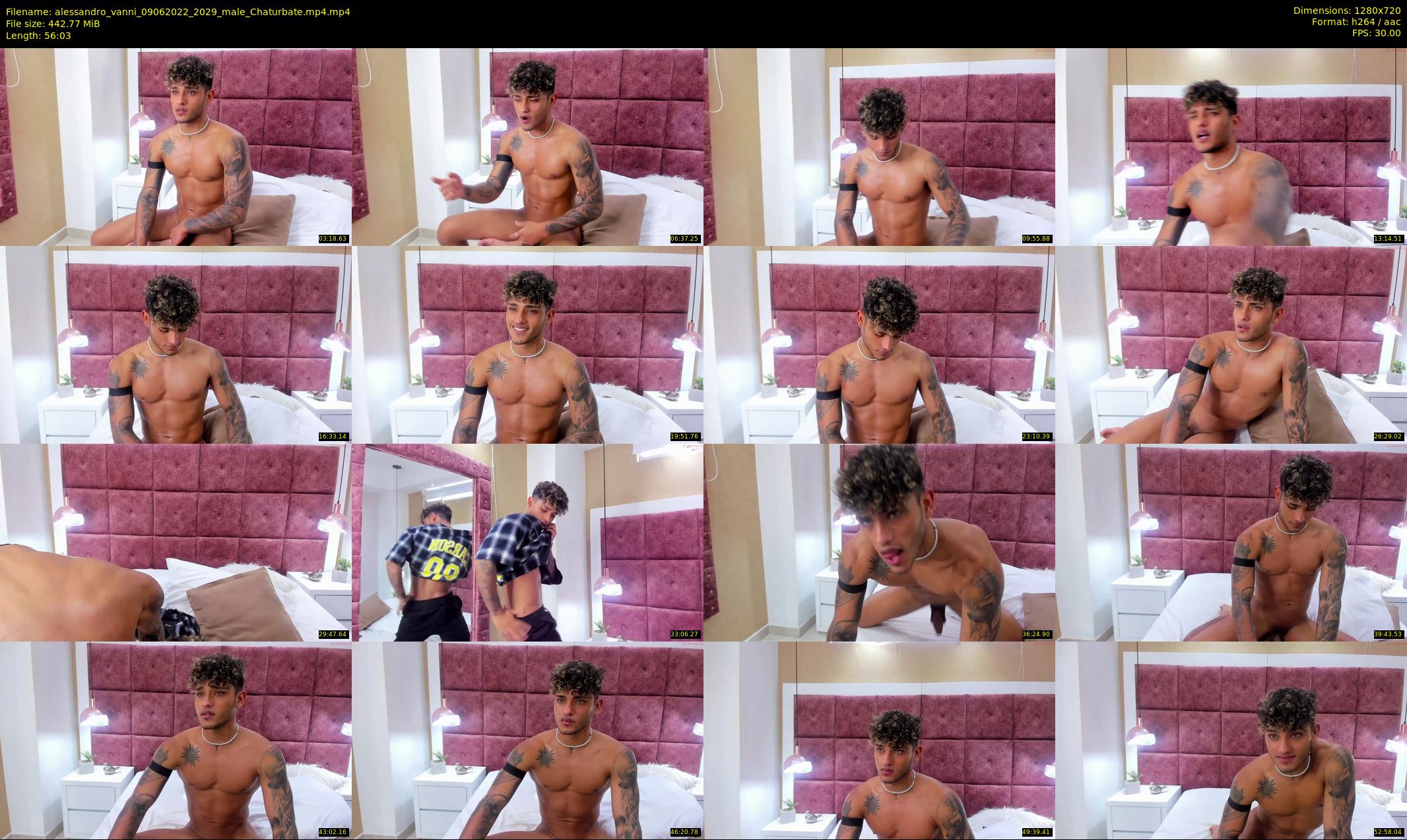 alessandro_vanni — 57 minute Chaturbate male cam show recording, 720p, Jun 9, 2022