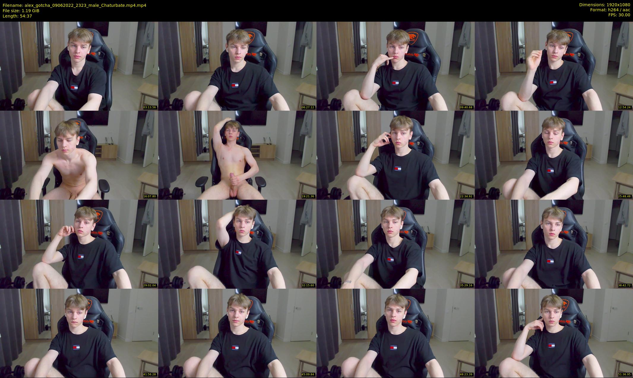 alex_gotcha — 55 minute Chaturbate male cam show recording, 1080p, Jun 9, 2022