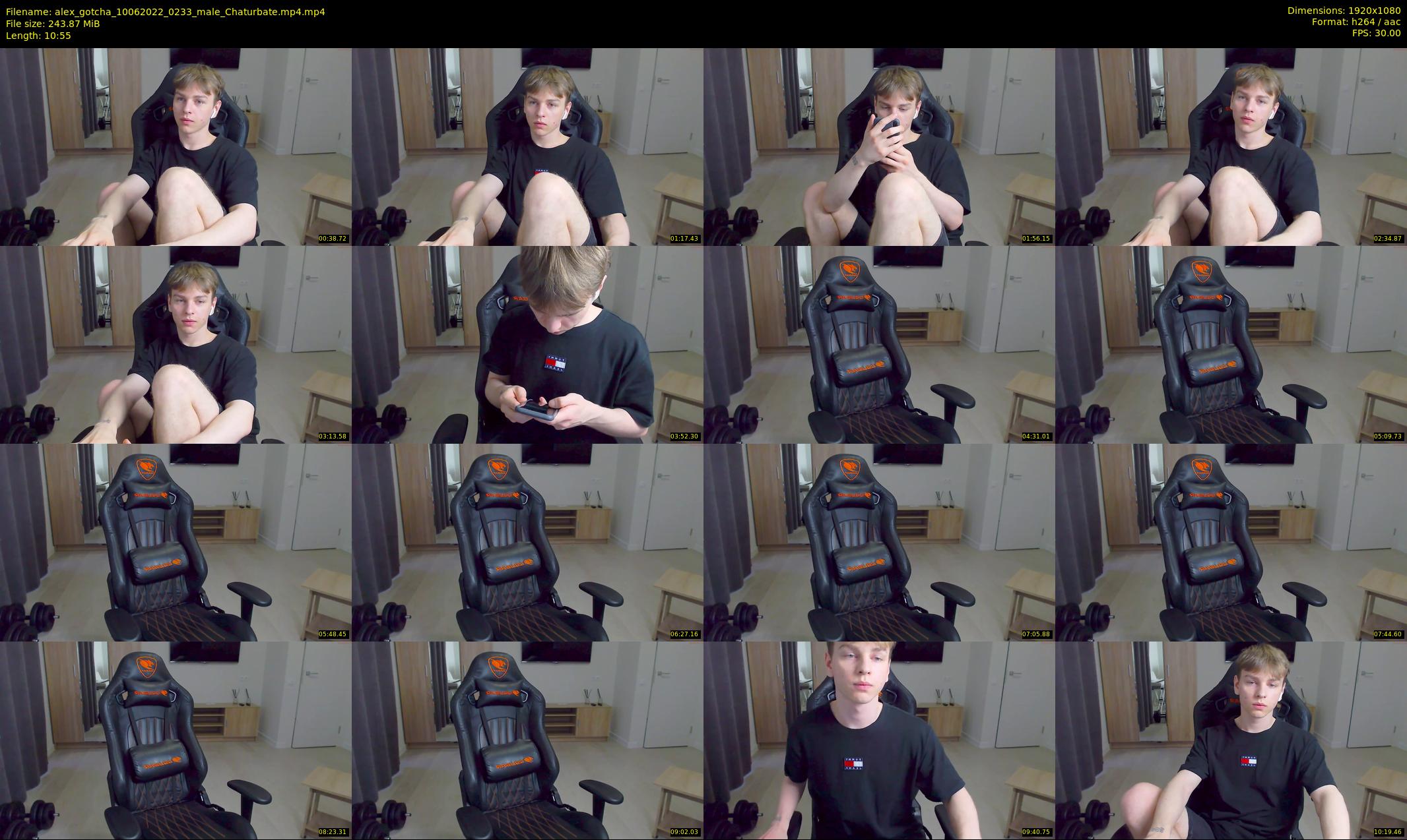 alex_gotcha — 11 minute Chaturbate male cam show recording, 1080p, Jun 10, 2022