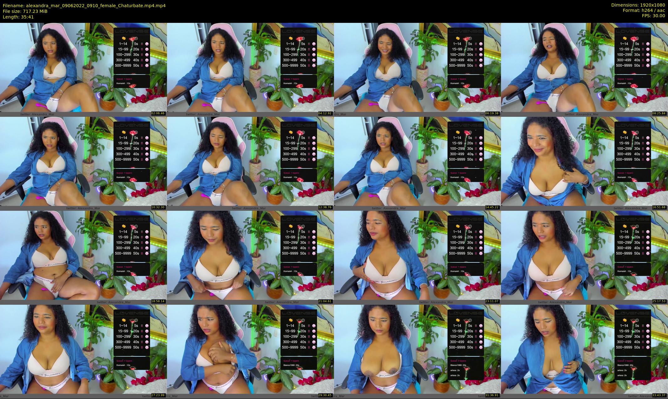 alexandra_mar — 36 minute Chaturbate female cam show recording, 1080p, Jun 9, 2022