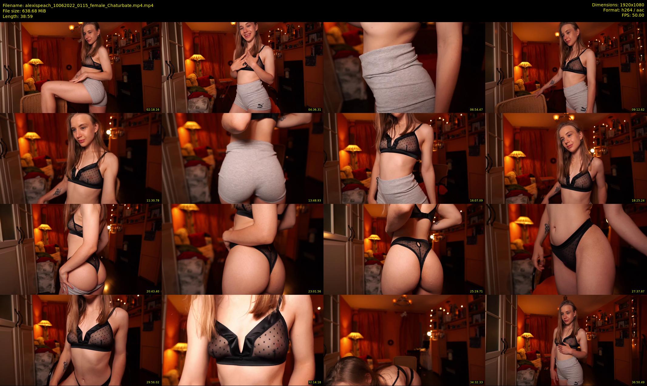 alexispeach — 39 minute Chaturbate female cam show recording, 1080p, Jun 10, 2022