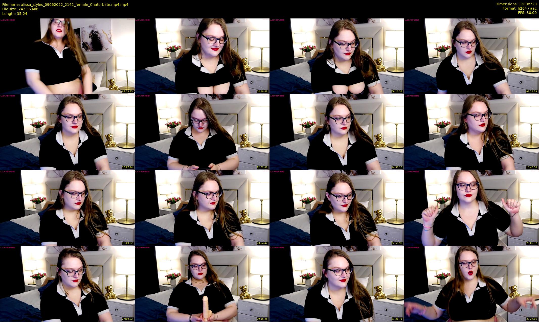 alissa_styles — 36 minute Chaturbate female cam show recording, 720p, Jun 9, 2022