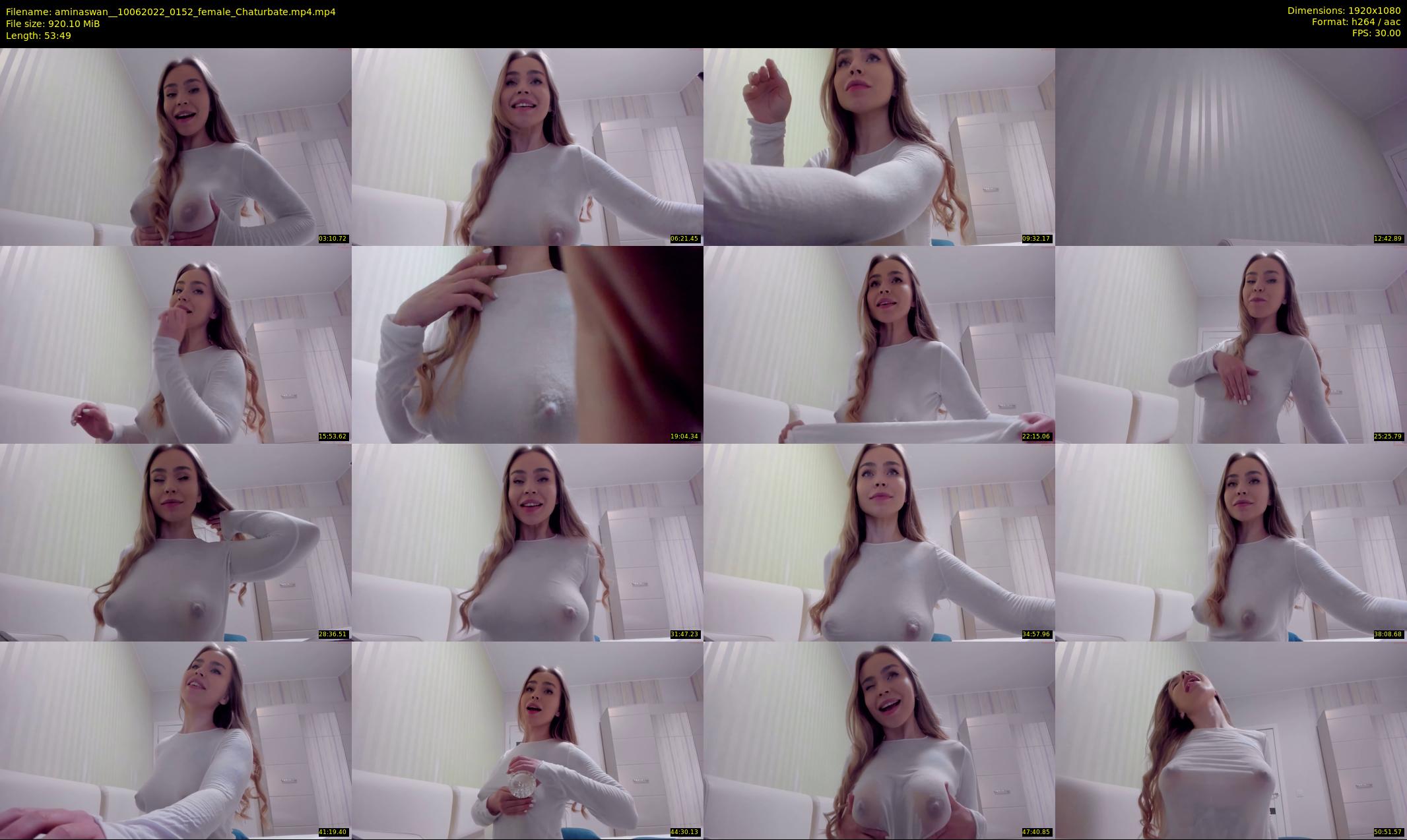 aminaswan_ — 54 minute Chaturbate female cam show recording, 1080p, Jun 10, 2022