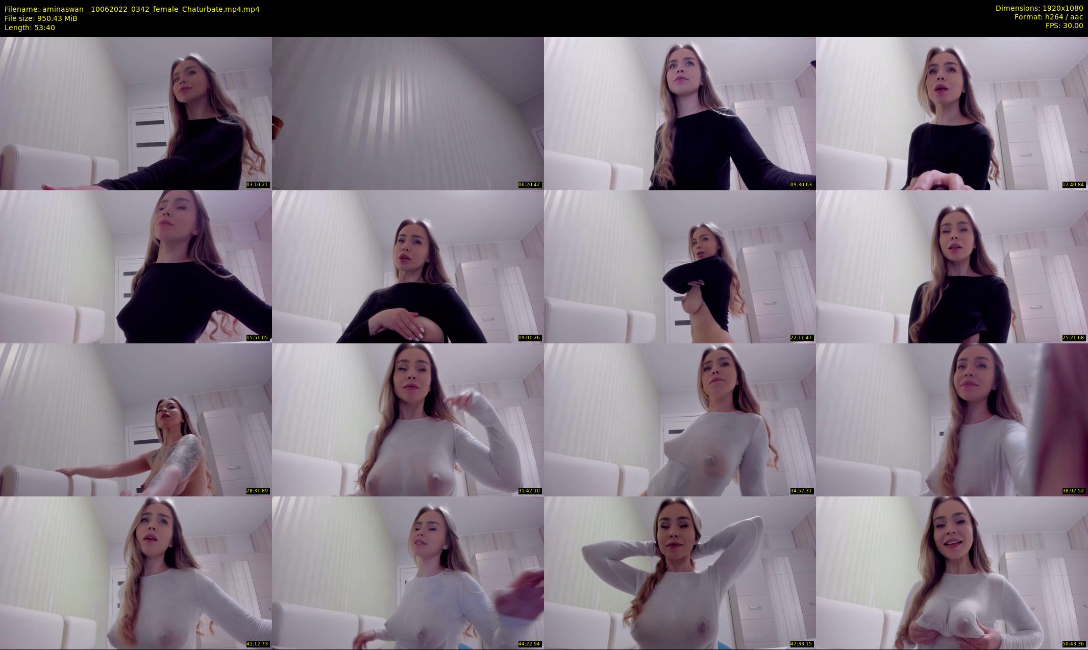 aminaswan_ — 54 minute Chaturbate female cam show recording, 1080p, Jun 10, 2022