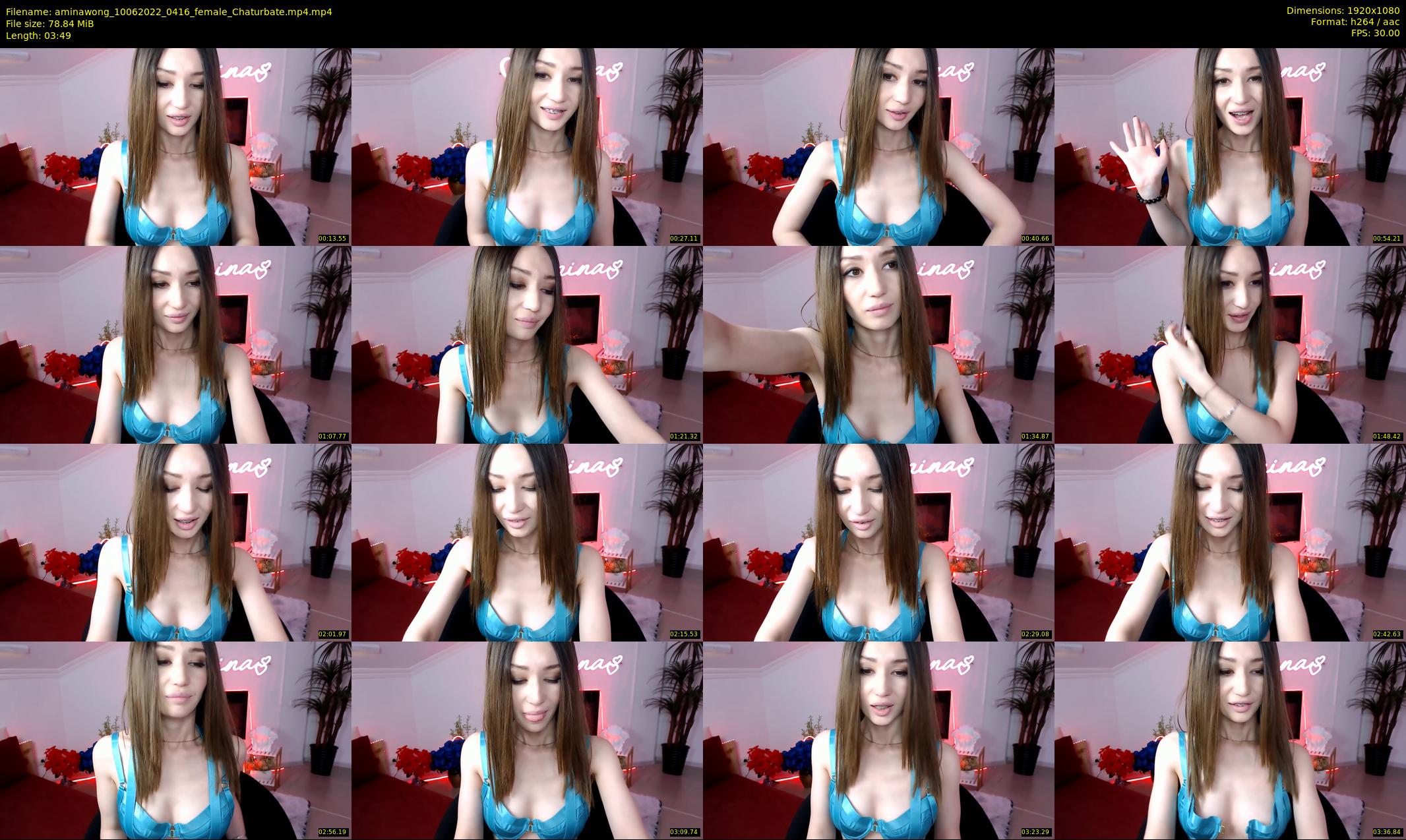 aminawong — 4 minute Chaturbate female cam show recording, 1080p, Jun 10, 2022