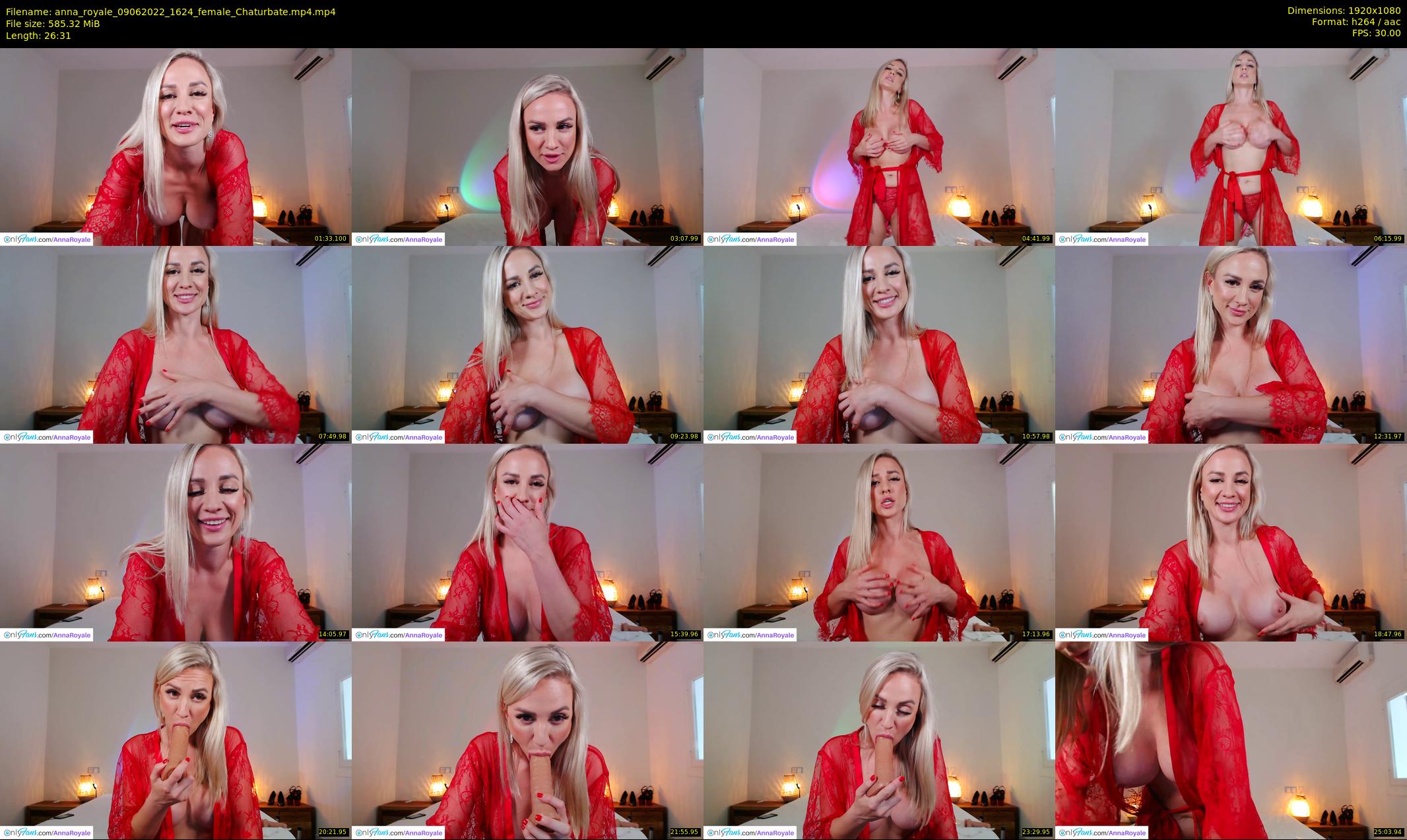 anna_royale — 27 minute Chaturbate female cam show recording, 1080p, Jun 9, 2022