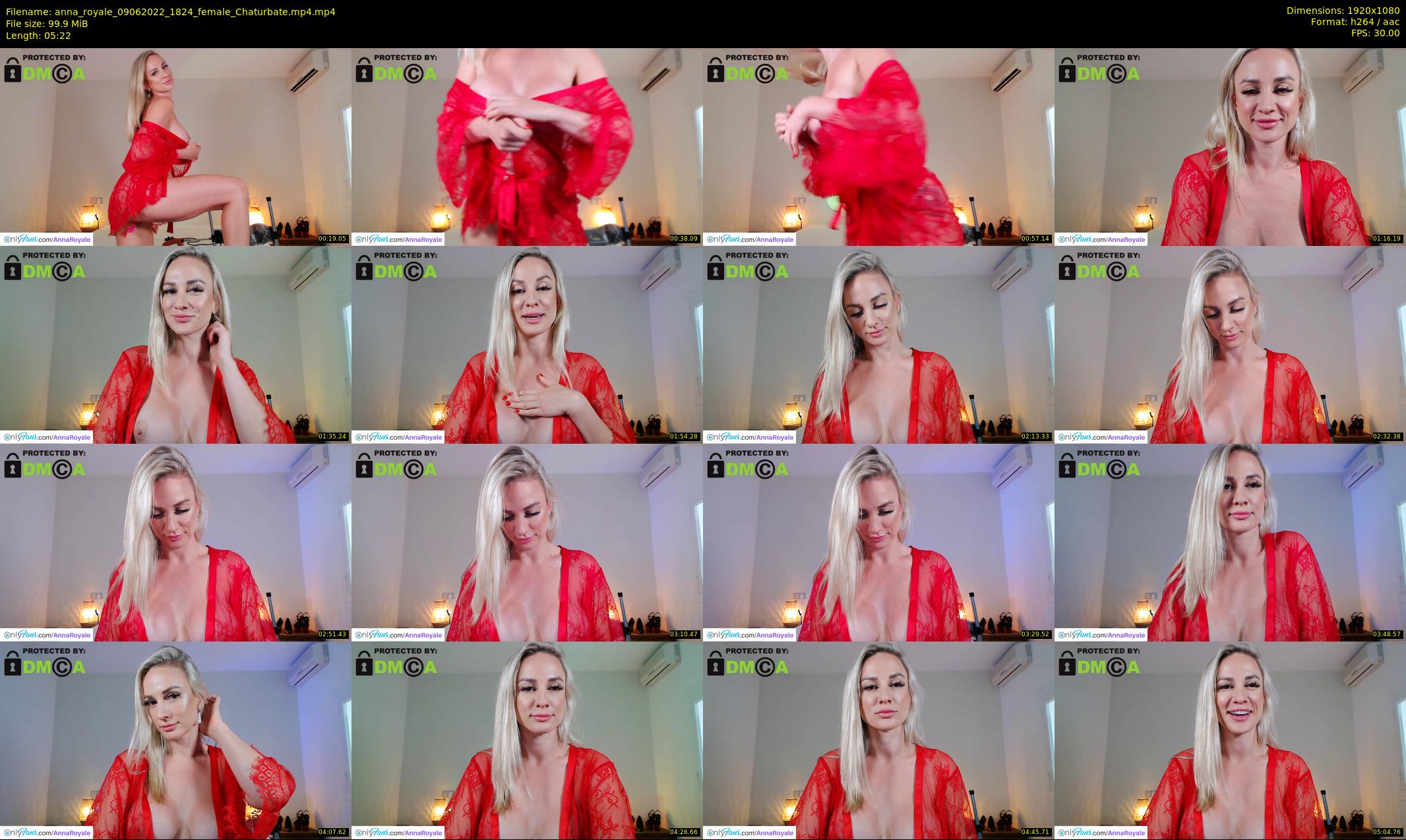 anna_royale — 6 minute Chaturbate female cam show recording, 1080p, Jun 9, 2022