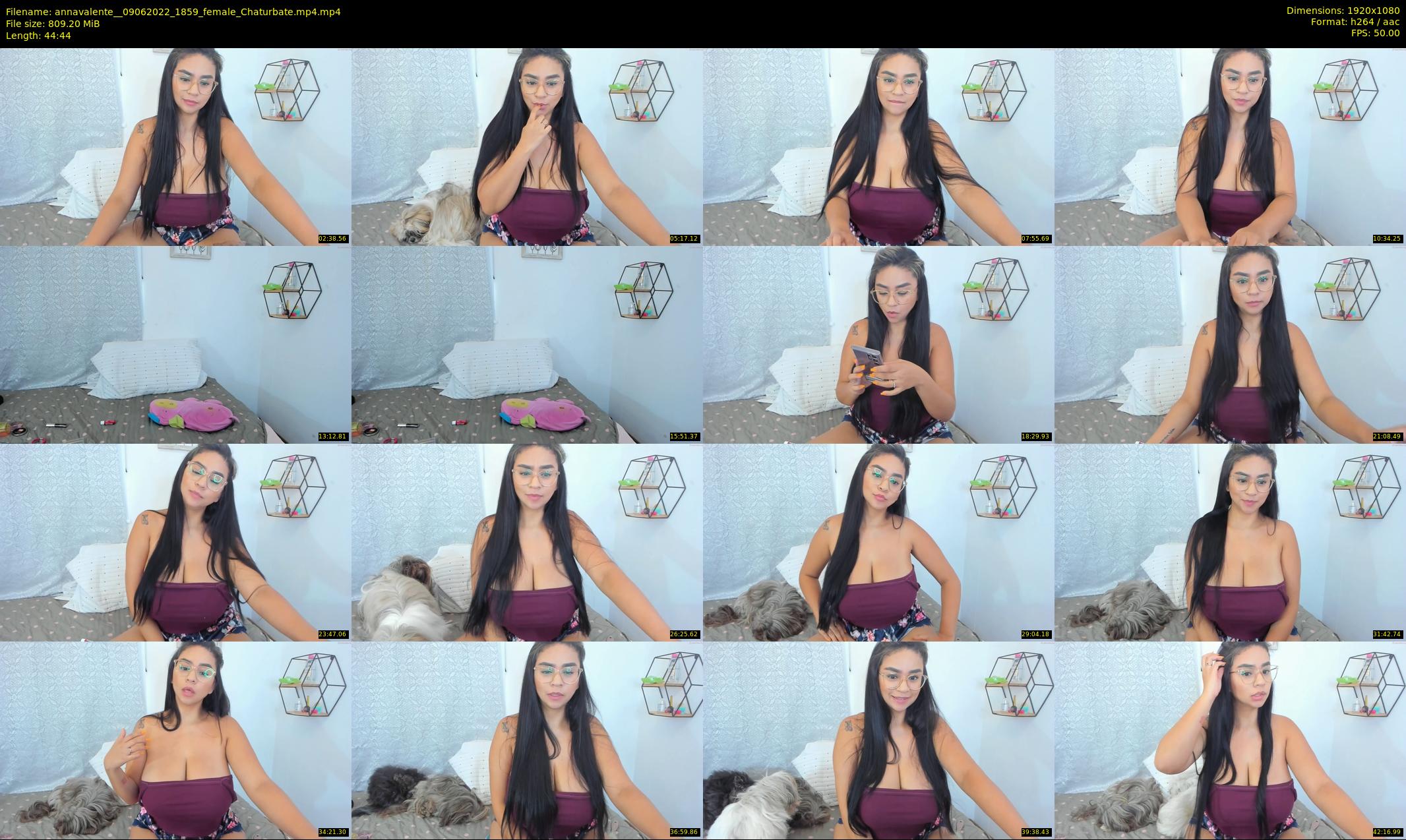 annavalente_ — 45 minute Chaturbate female cam show recording, 1080p, Jun 9, 2022