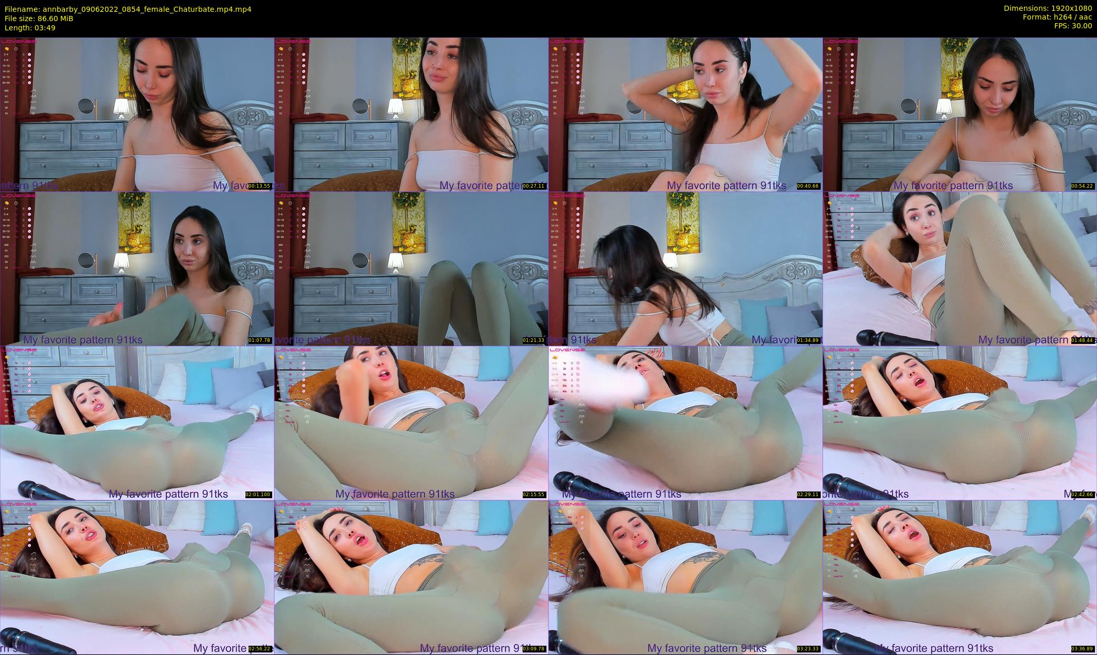 annbarby — 4 minute Chaturbate female cam show recording, 1080p, Jun 9, 2022