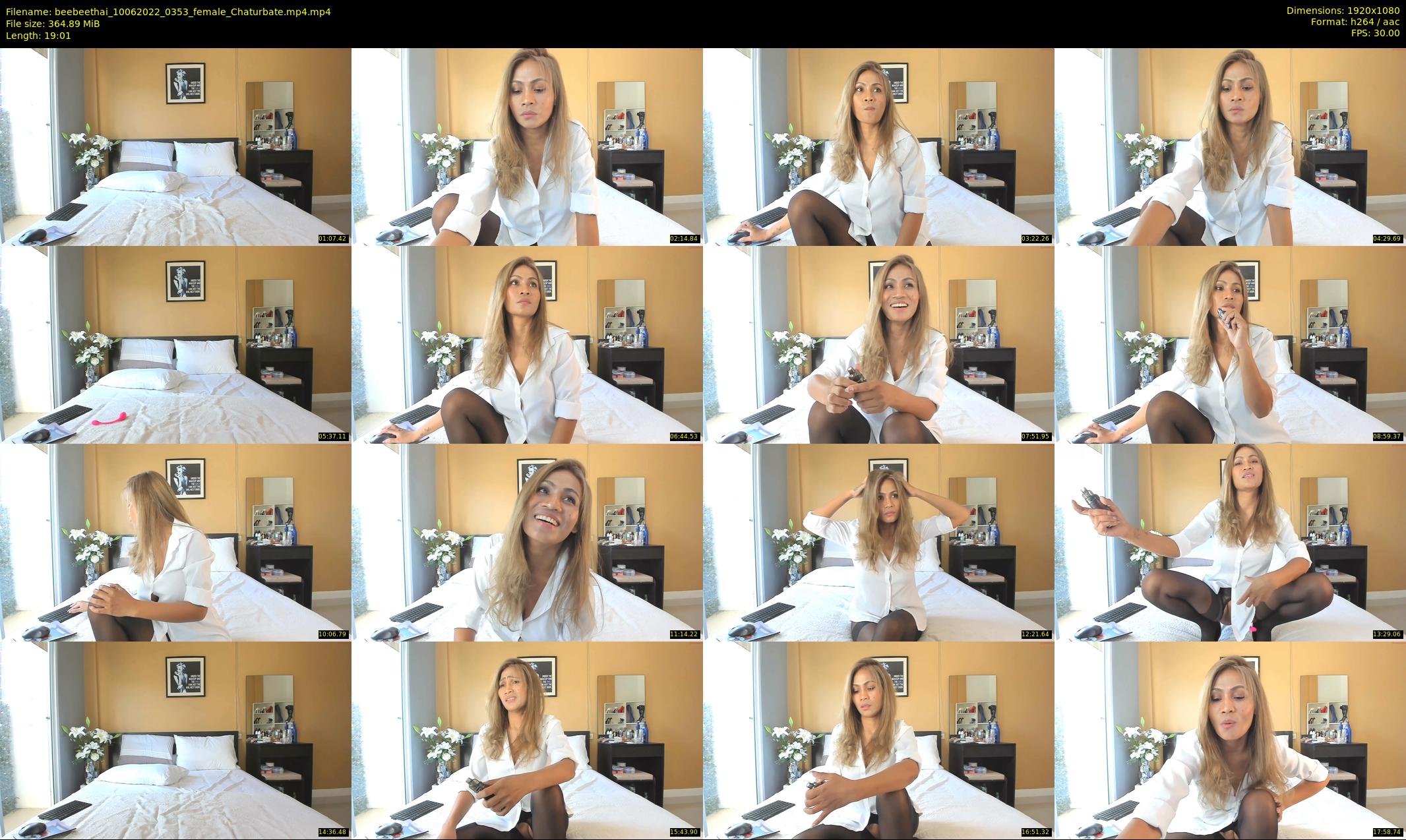 beebeethai — 20 minute Chaturbate female cam show recording, 1080p, Jun 10, 2022