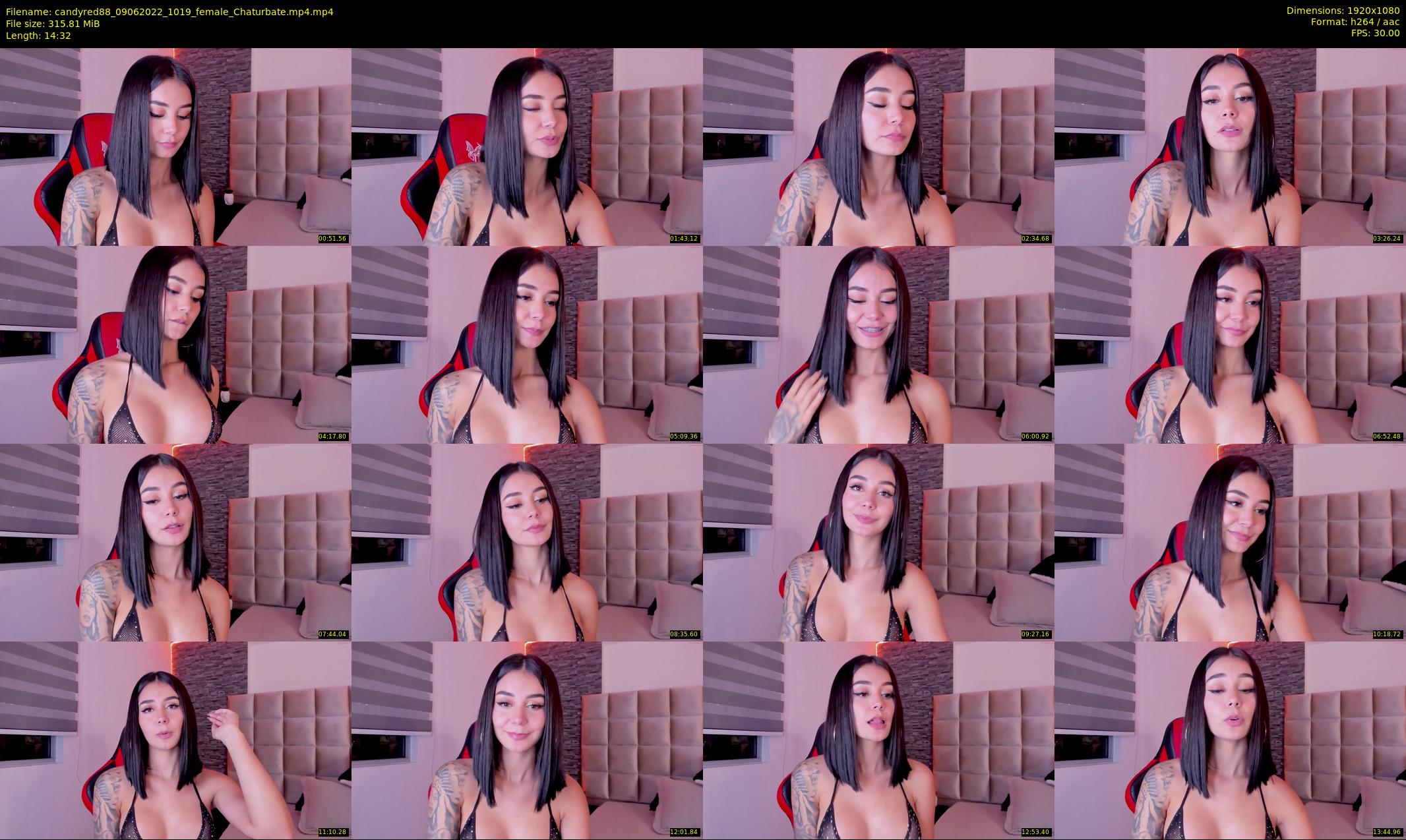candyred88 — 15 minute Chaturbate female cam show recording, 1080p, Jun 9, 2022