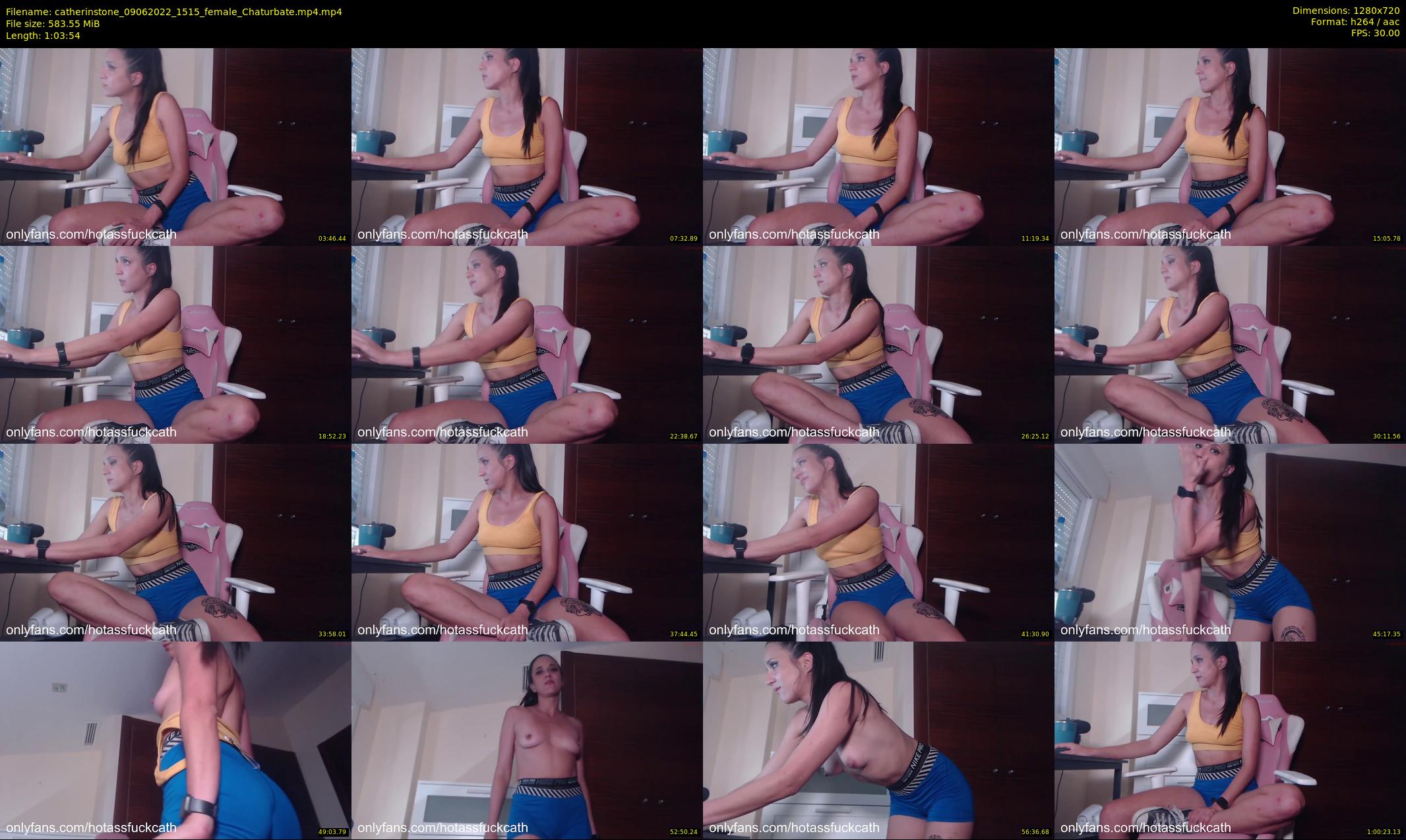 catherinstone — 64 minute Chaturbate female cam show recording, 720p, Jun 9, 2022