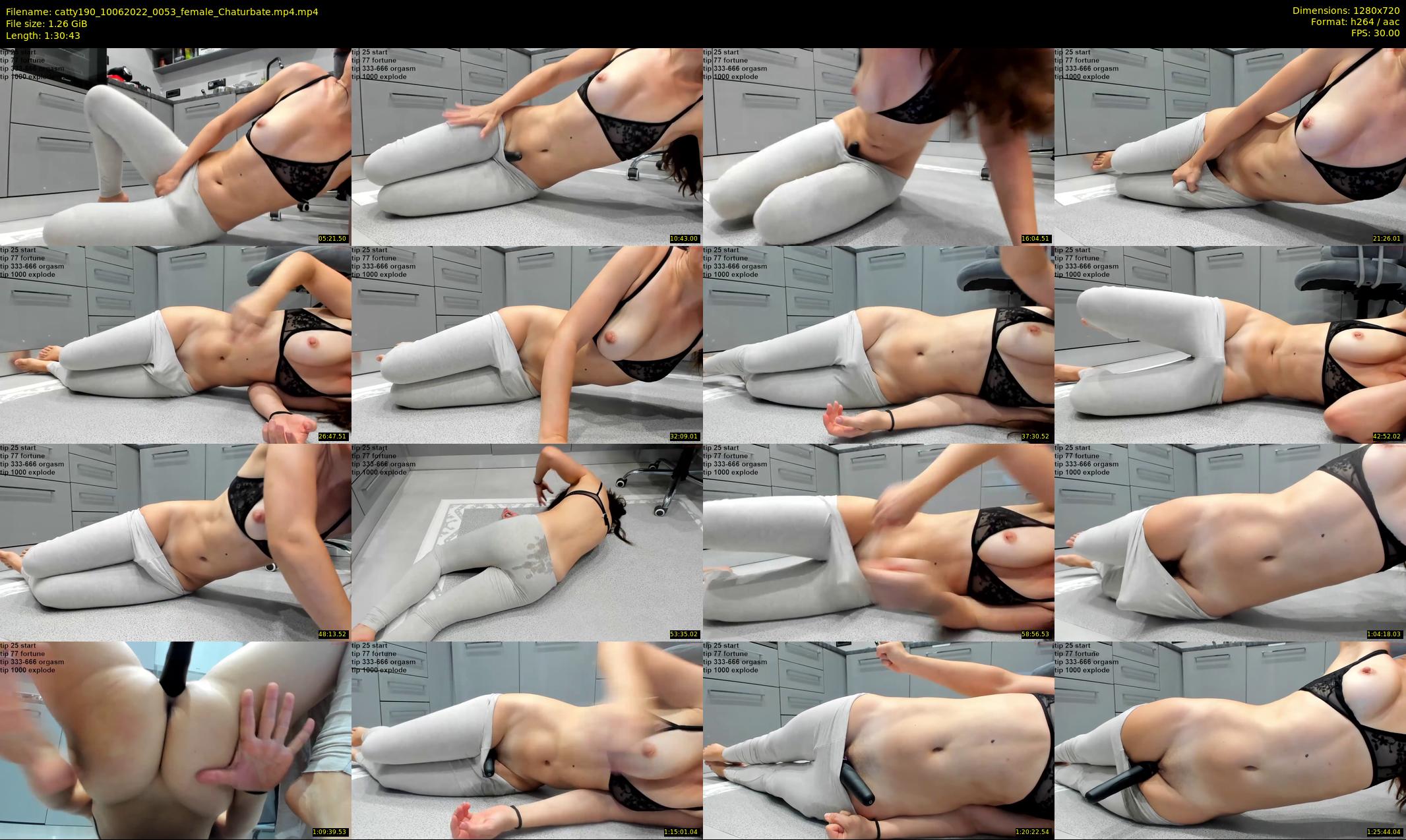 catty190 — 91 minute Chaturbate female cam show recording, 720p, Jun 10, 2022
