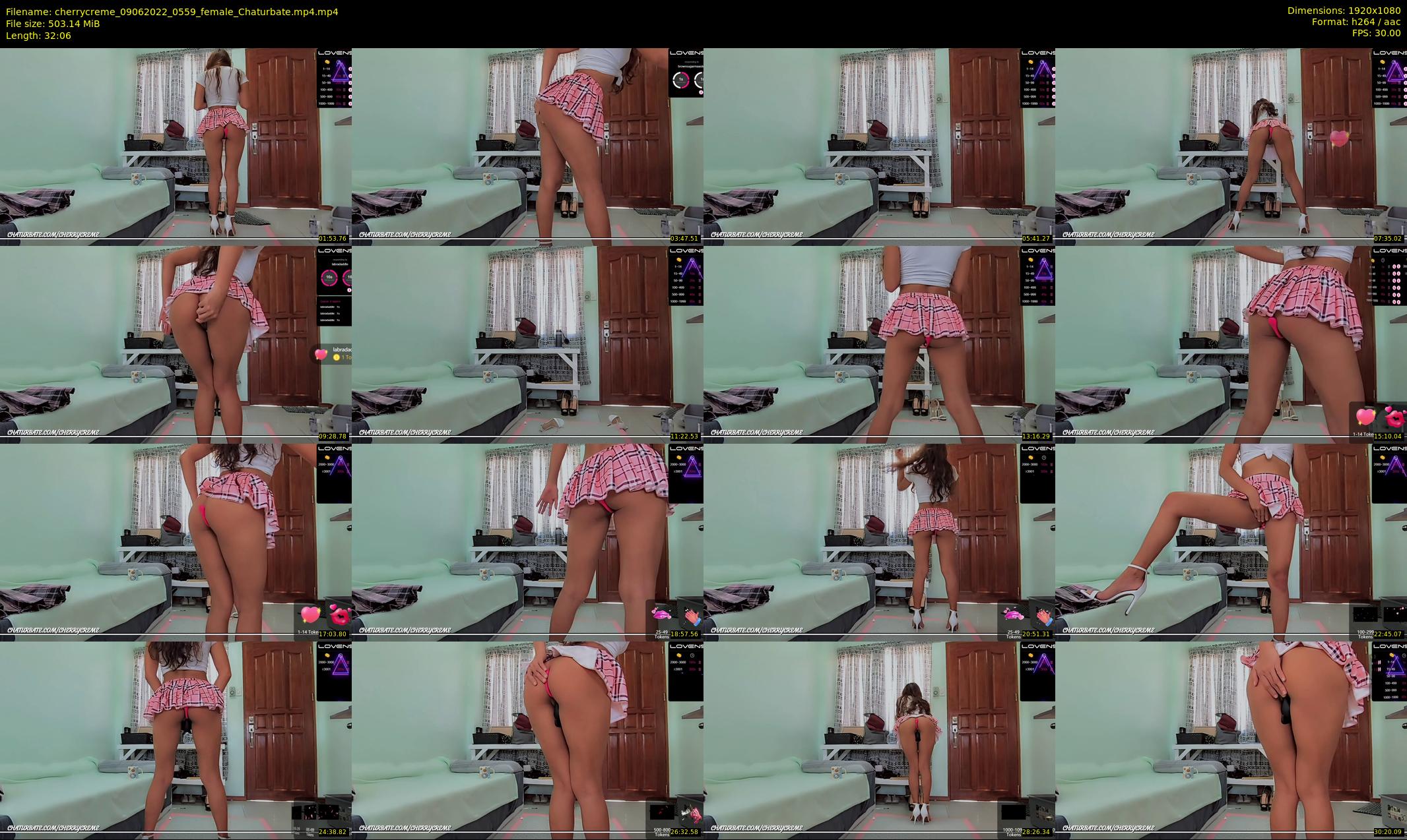cherrycreme — 33 minute Chaturbate female cam show recording, 1080p, Jun 9, 2022