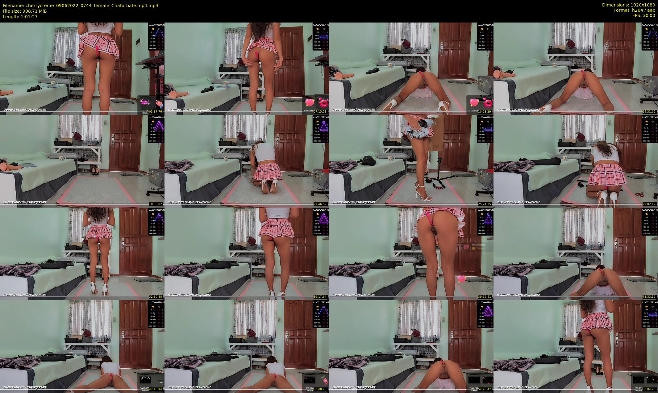 cherrycreme — 62 minute Chaturbate female cam show recording, 1080p, Jun 9, 2022