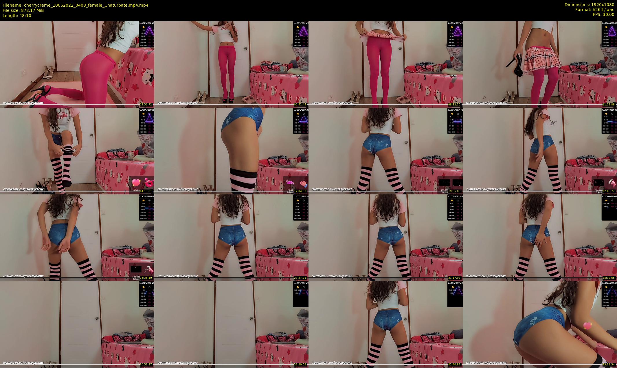 cherrycreme — 49 minute Chaturbate female cam show recording, 1080p, Jun 10, 2022