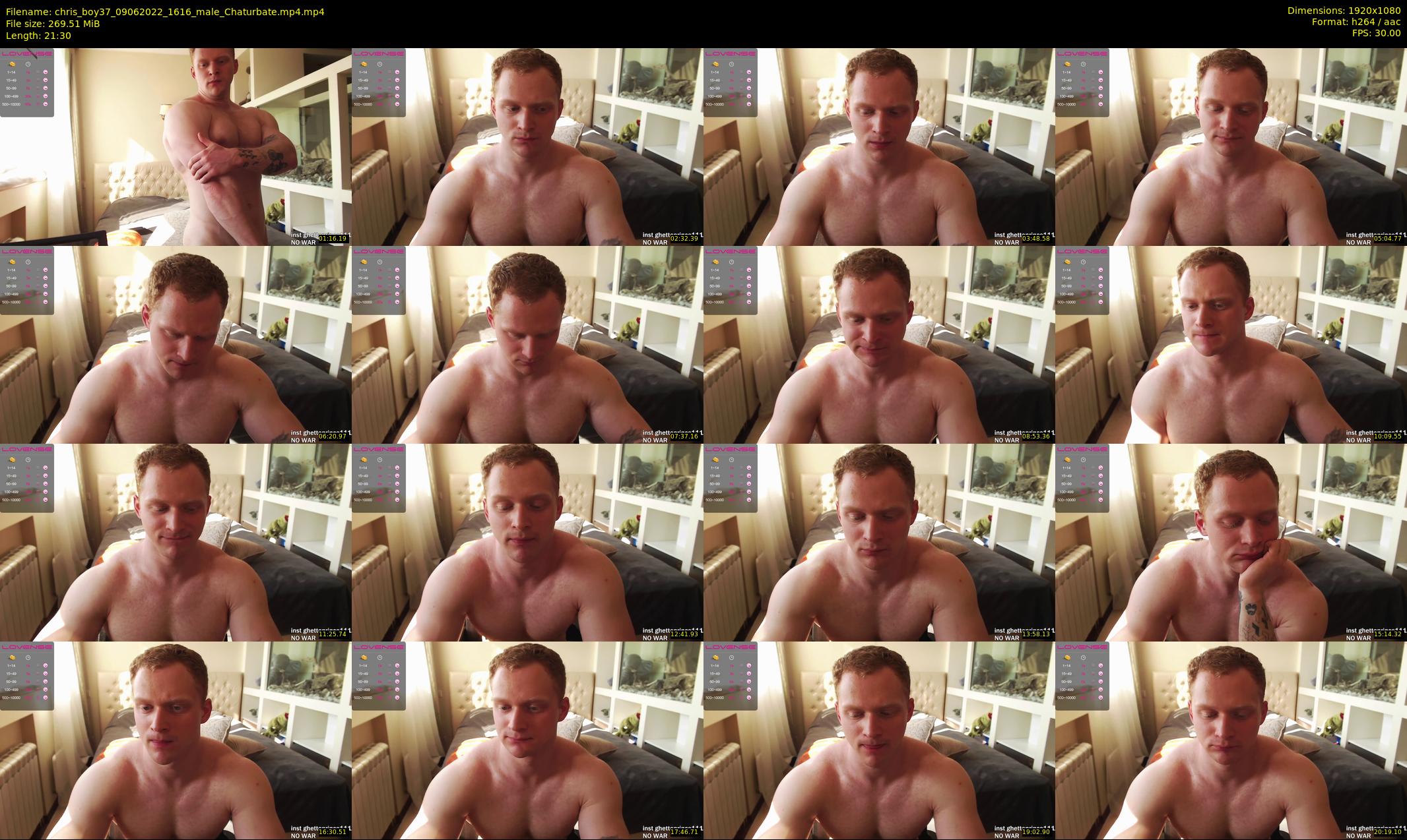 chris_boy37 — 22 minute Chaturbate male cam show recording, 1080p, Jun 9, 2022
