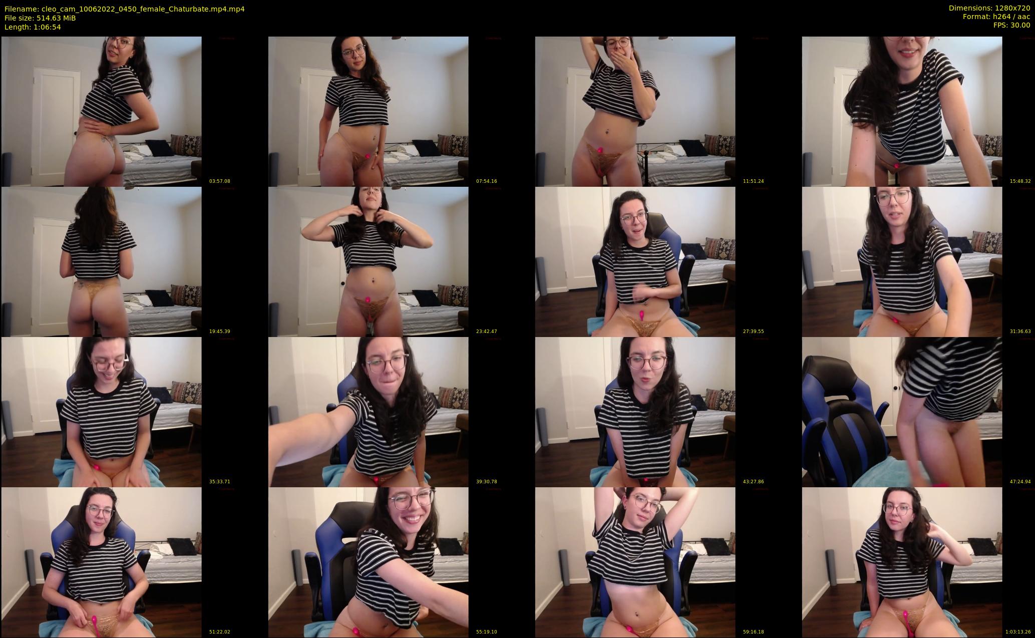 cleo_cam — 67 minute Chaturbate female cam show recording, 720p, Jun 10, 2022