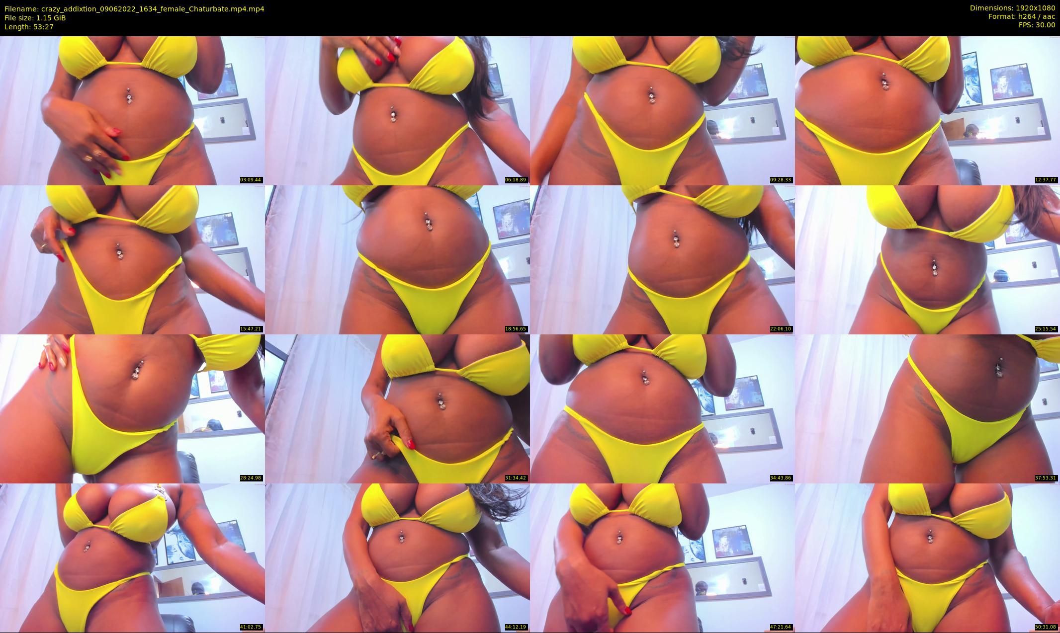 crazy_addixtion — 54 minute Chaturbate female cam show recording, 1080p, Jun 9, 2022