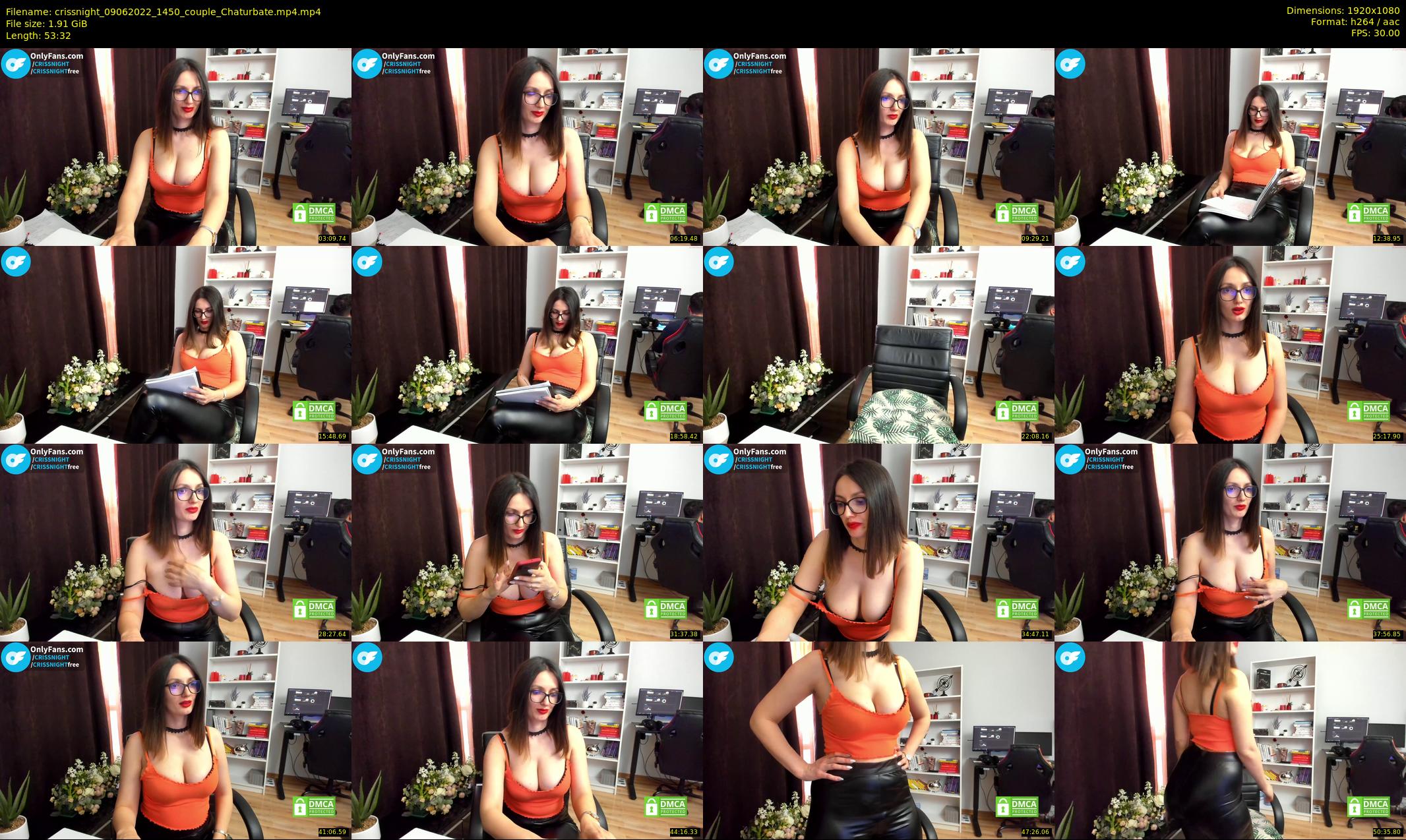 crissnight — 54 minute Chaturbate female cam show recording, 1080p, Jun 9, 2022