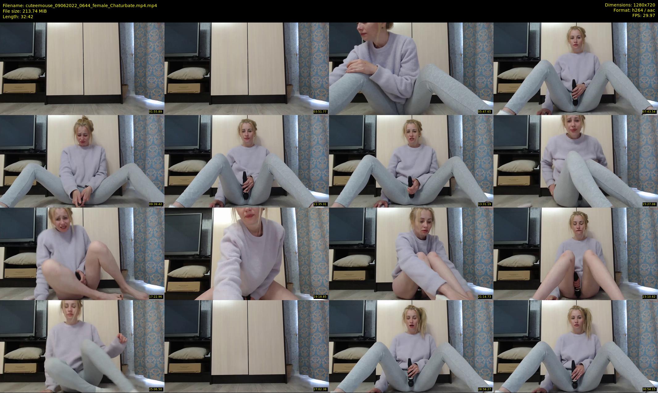 cuteemouse — 33 minute Chaturbate female cam show recording, 720p, Jun 9, 2022
