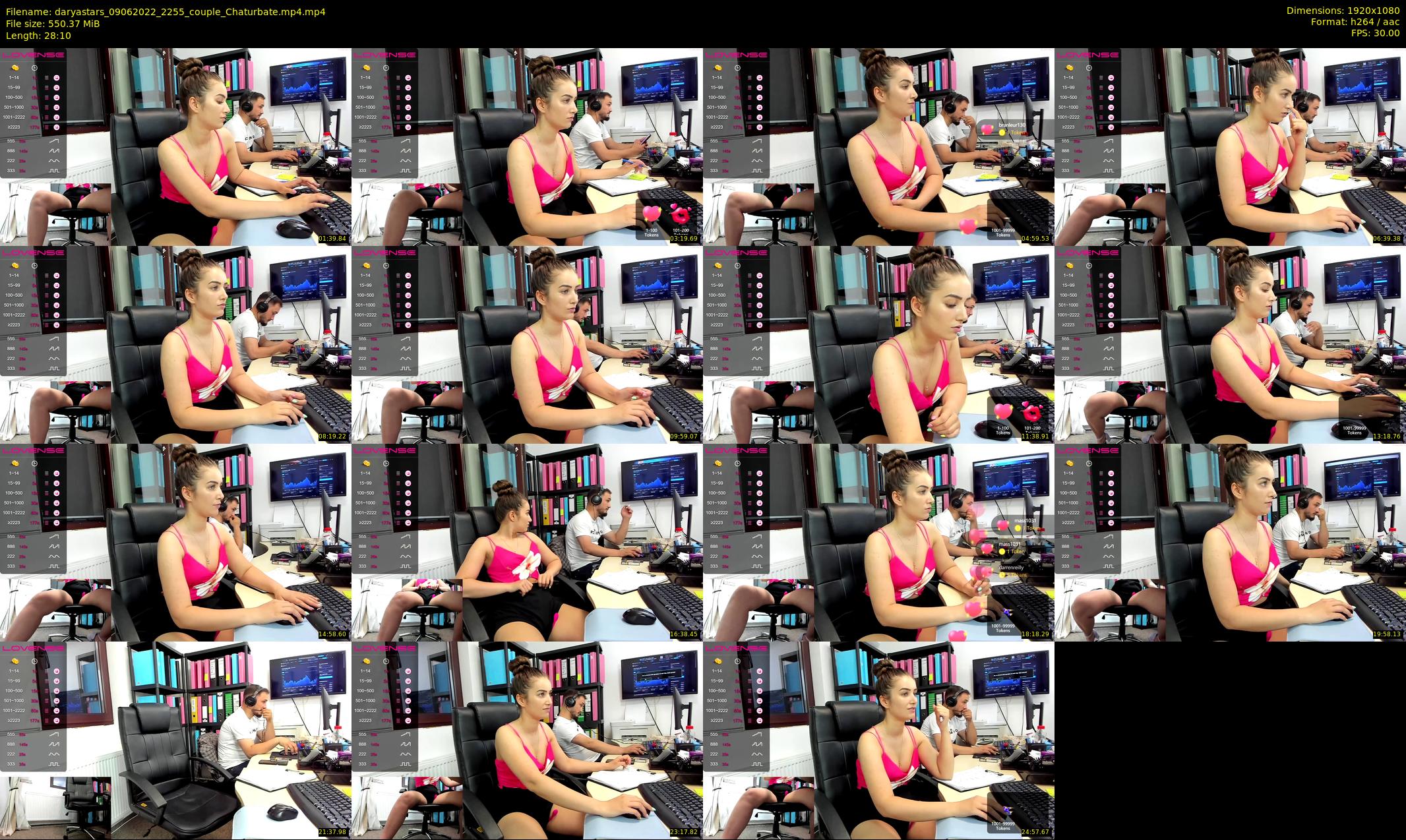 daryastars — 29 minute Chaturbate couple cam show recording, 1080p, Jun 9, 2022