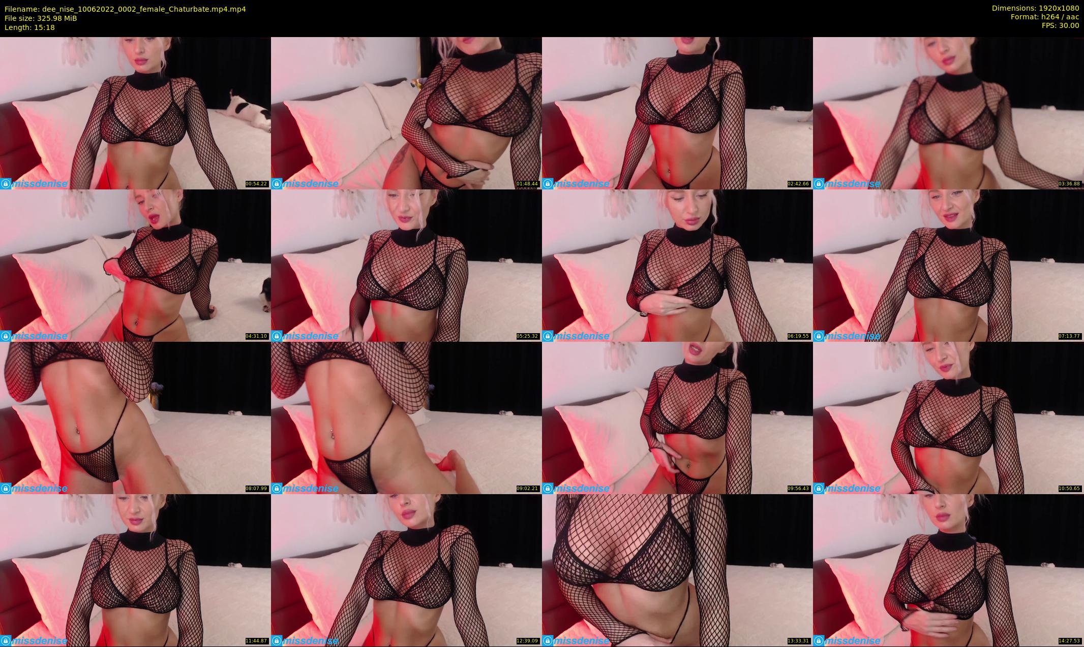 dee_nise — 16 minute Chaturbate female cam show recording, 1080p, Jun 10, 2022