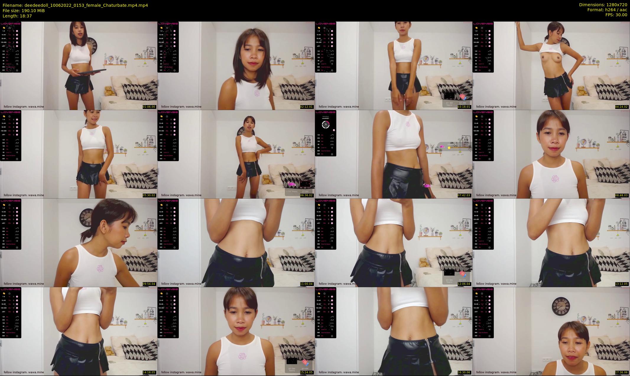 deedeedoll — 19 minute Chaturbate female cam show recording, 720p, Jun 10, 2022