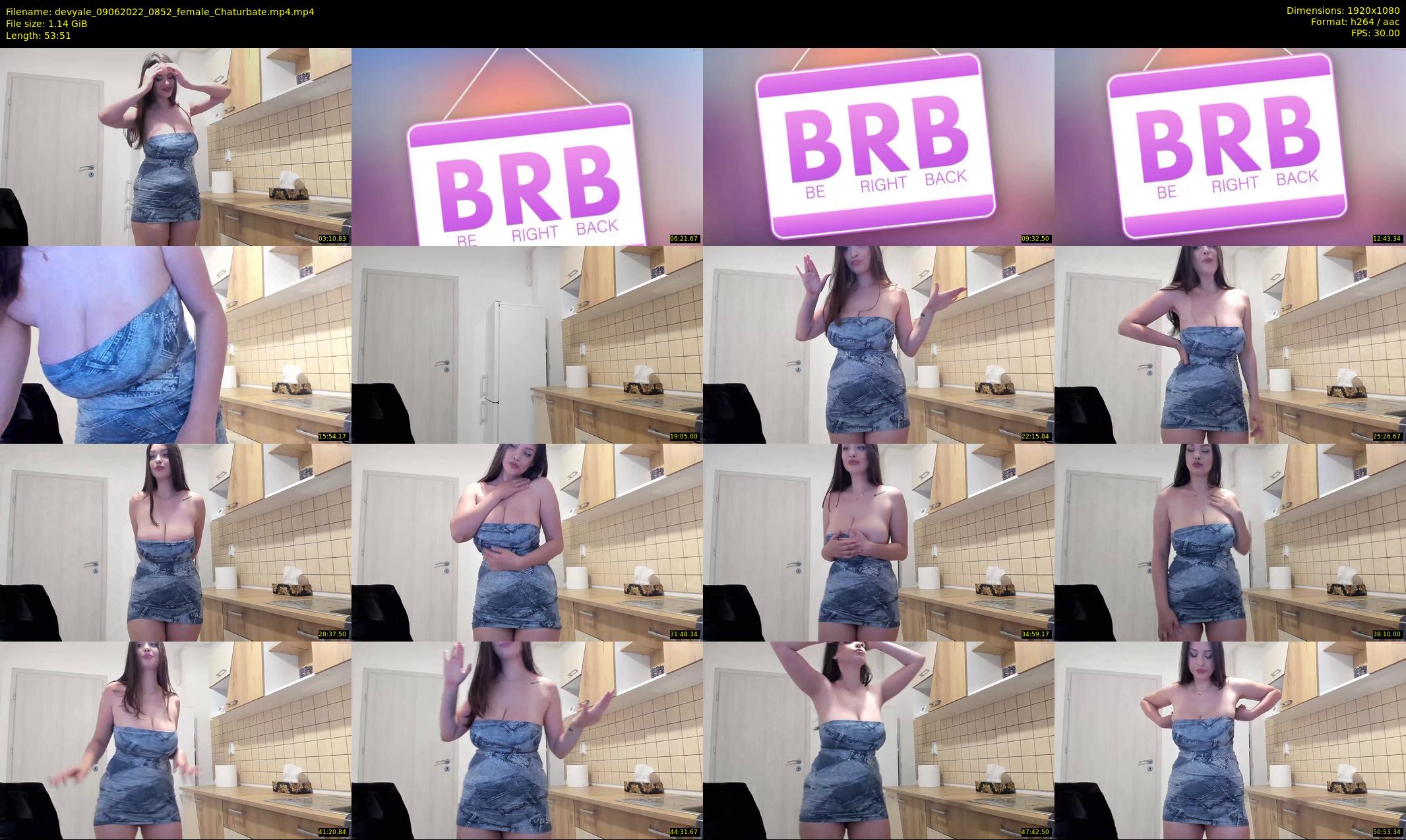 devyale — 54 minute Chaturbate female cam show recording, 1080p, Jun 9, 2022