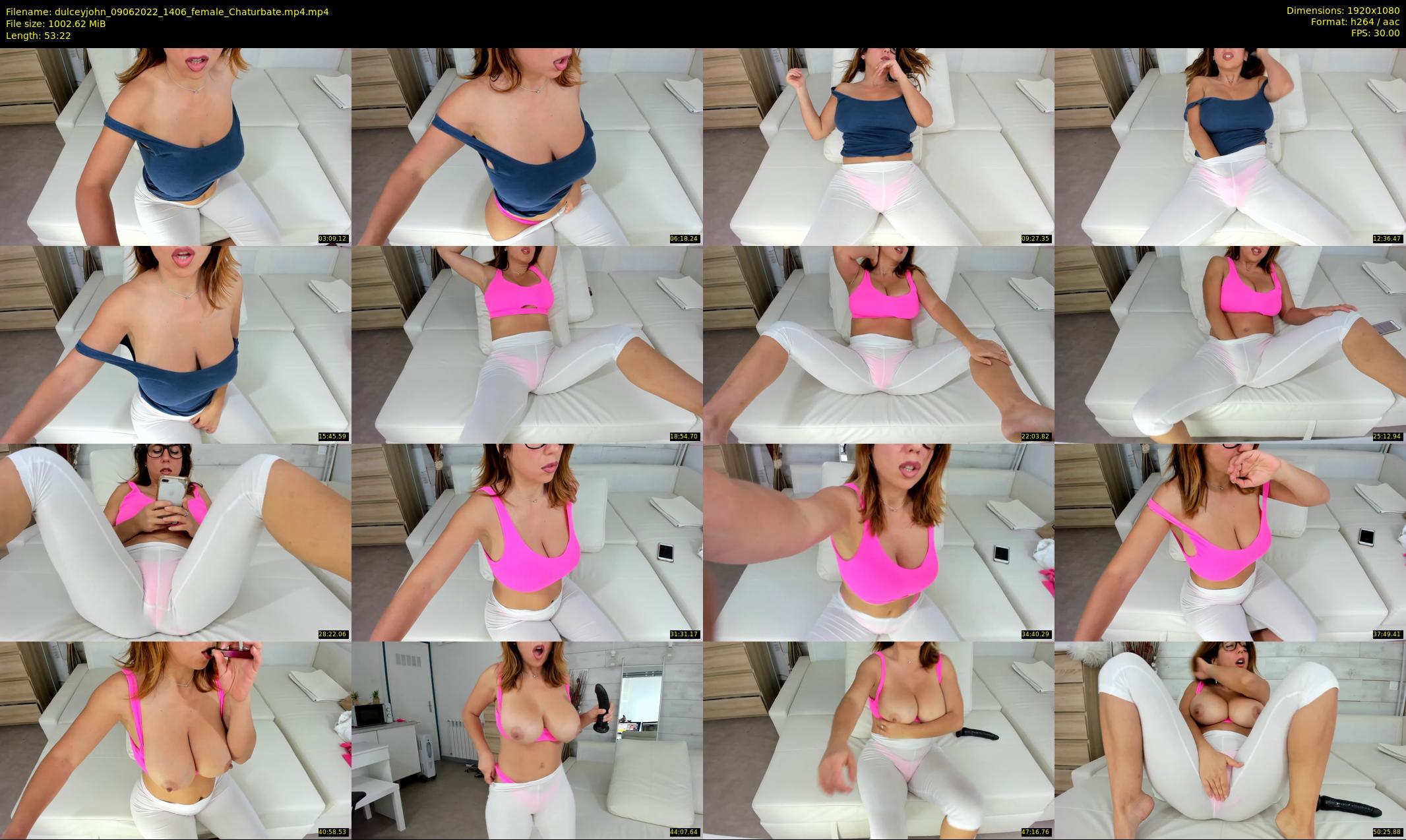 dulceyjohn — 54 minute Chaturbate female cam show recording, 1080p, Jun 9, 2022