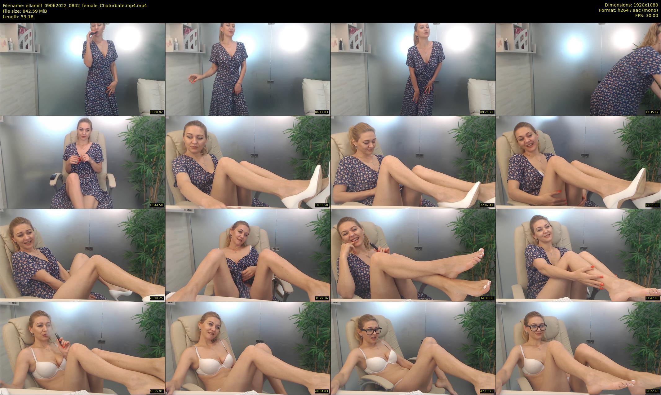 ellamilf — 54 minute Chaturbate female cam show recording, 1080p, Jun 9, 2022