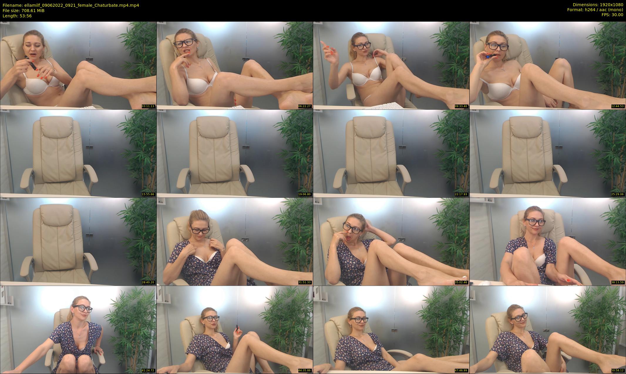 ellamilf — 54 minute Chaturbate female cam show recording, 1080p, Jun 9, 2022