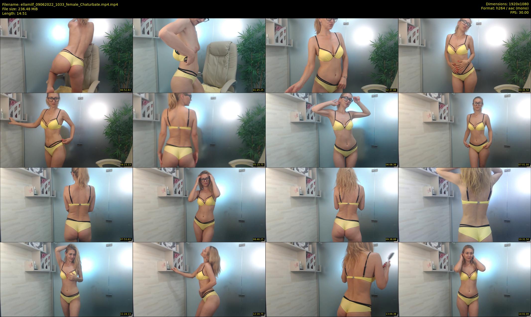 ellamilf — 15 minute Chaturbate female cam show recording, 1080p, Jun 9, 2022